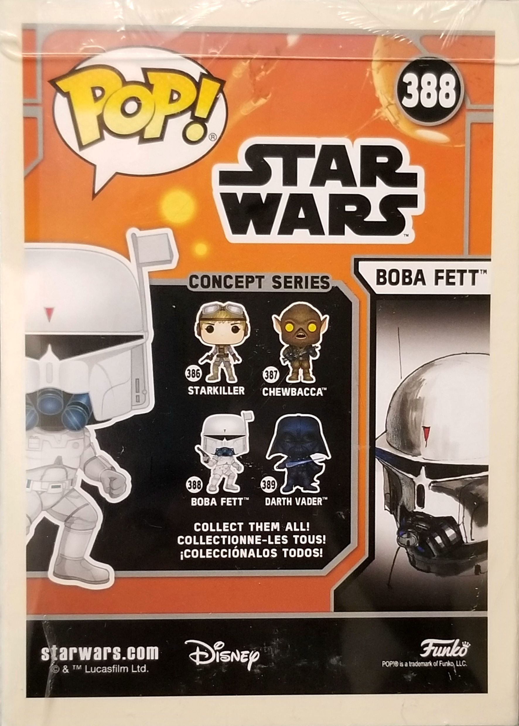 Funko Pop! Movies: Star Wars Concepts Boba Fett ANH SWC - Funko (Star Wars Concepts) action figure collectible [Barcode 0889698493734] - Main Image 2