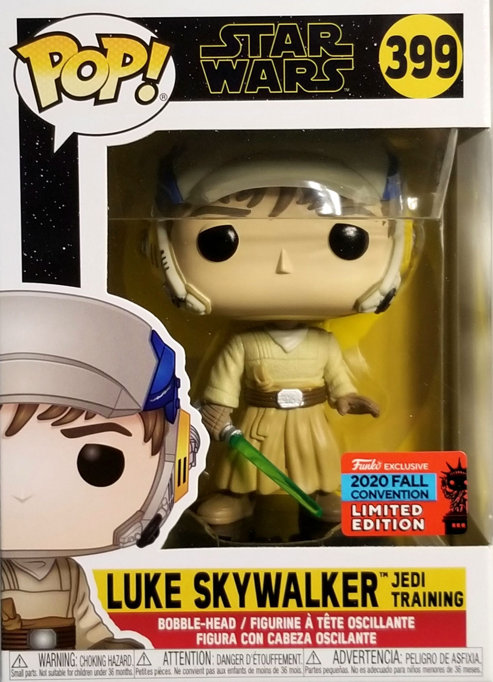 Funko Pop! Movies: Star Wars Luke Skywalker (Jedi Training) TROS - Funko (Star Wars Episode IX The Rise of Skywalker) action figure collectible [Barcode 0889698506793] - Main Image 1