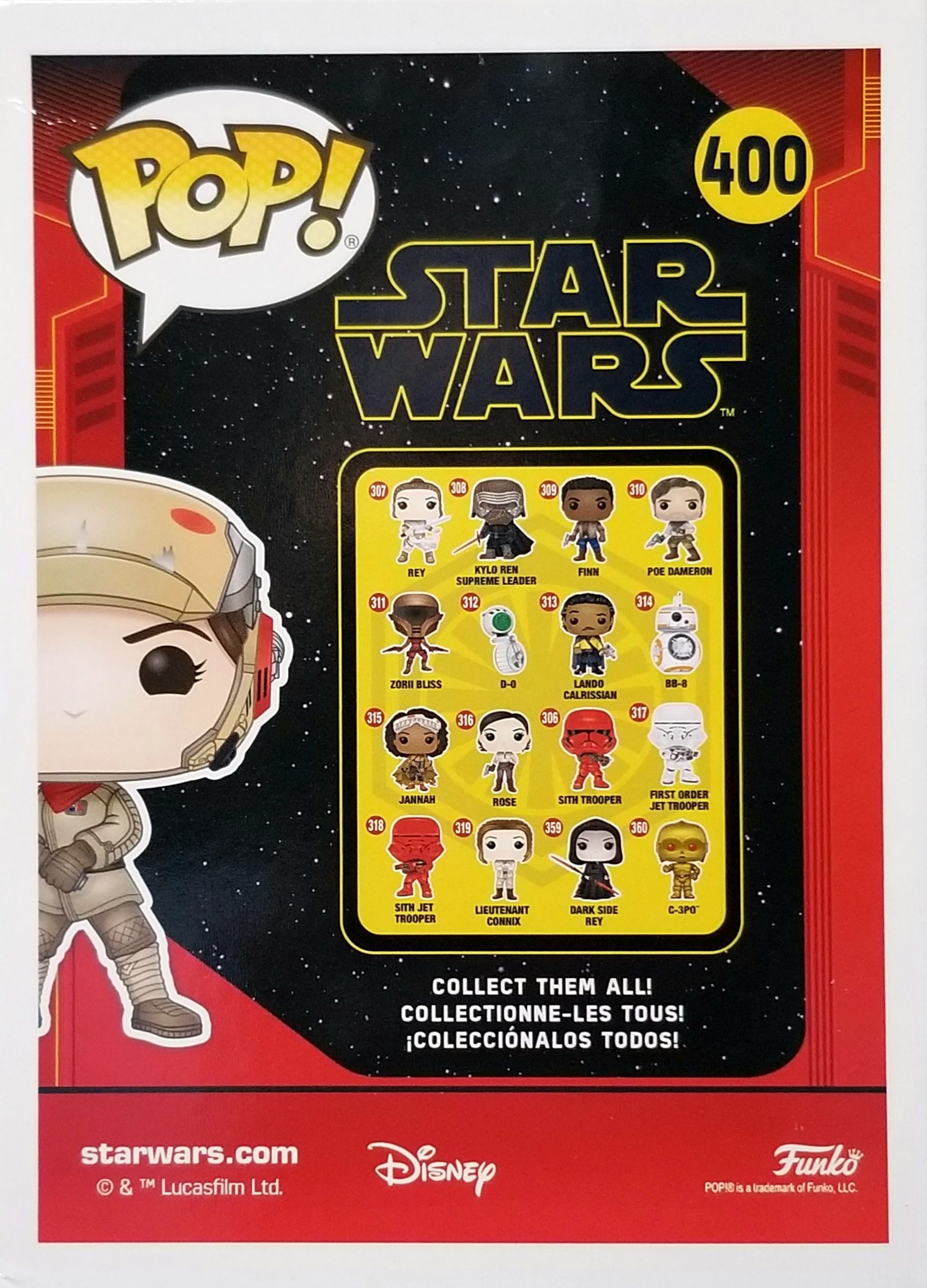 Funko Pop! Movies: Star Wars Pricess Leia (Jedi Training) TROS - Funko (Star Wars Episode IX The Rise of Skywalker) action figure collectible [Barcode 0889698506809] - Main Image 2