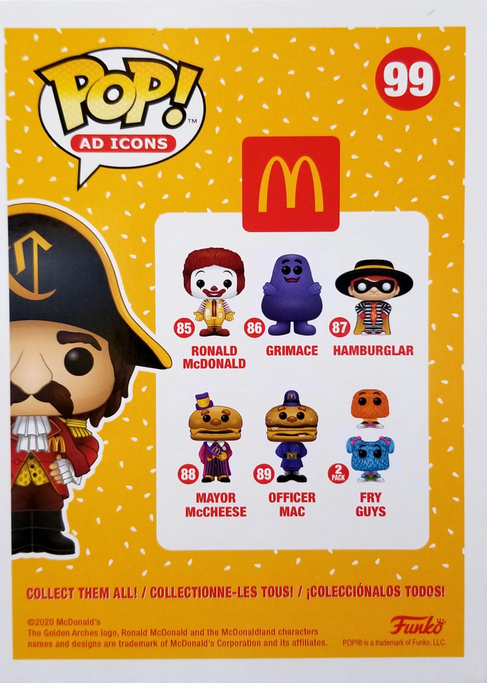 Funko Pop! Icons: McDonald’s - Captain Crook - Funko (McDonald’s) action figure collectible [Barcode 0889698489119] - Main Image 2