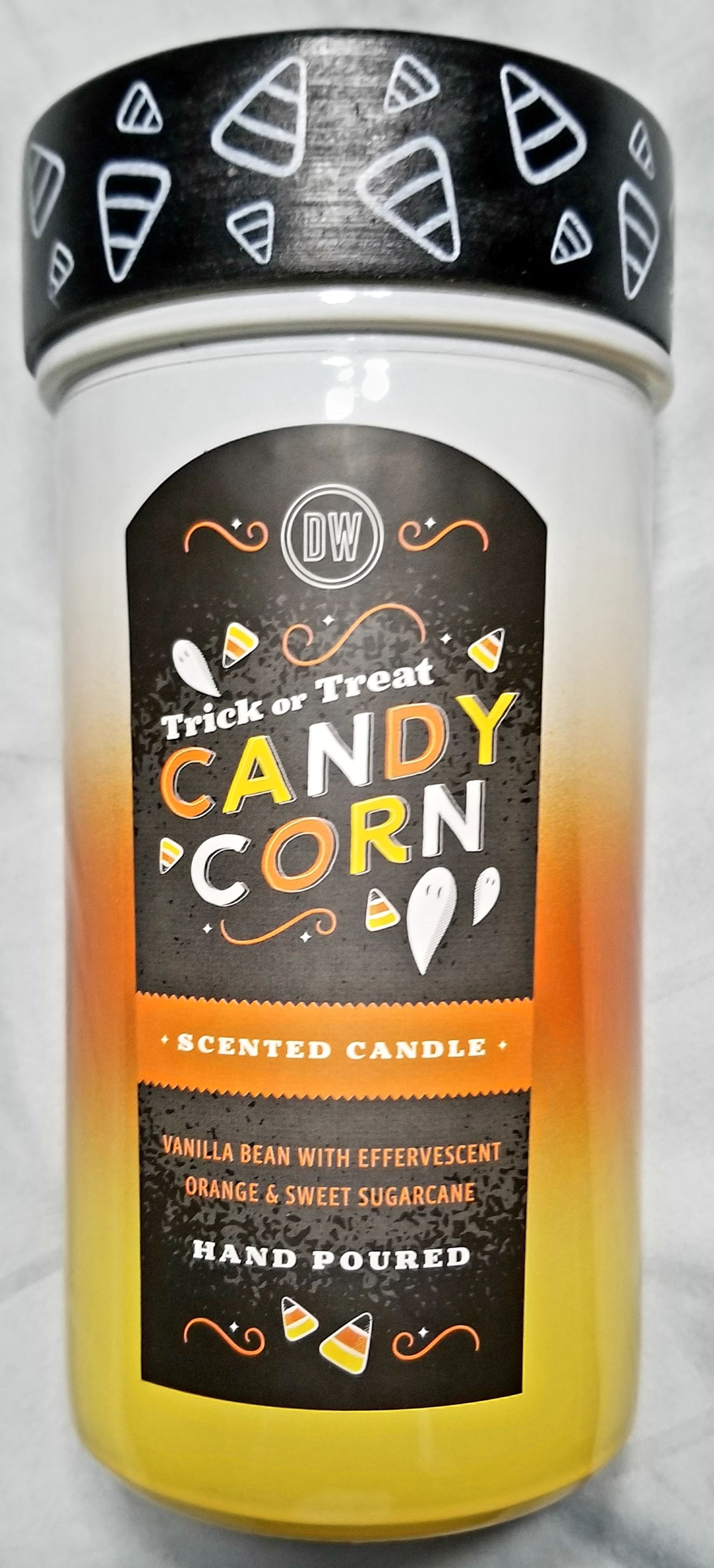 CANDLE: Halloween DW Home Trick or Treat Candy Corn 2020 - DW Home Candle (Halloween Candle) action figure collectible - Main Image 1