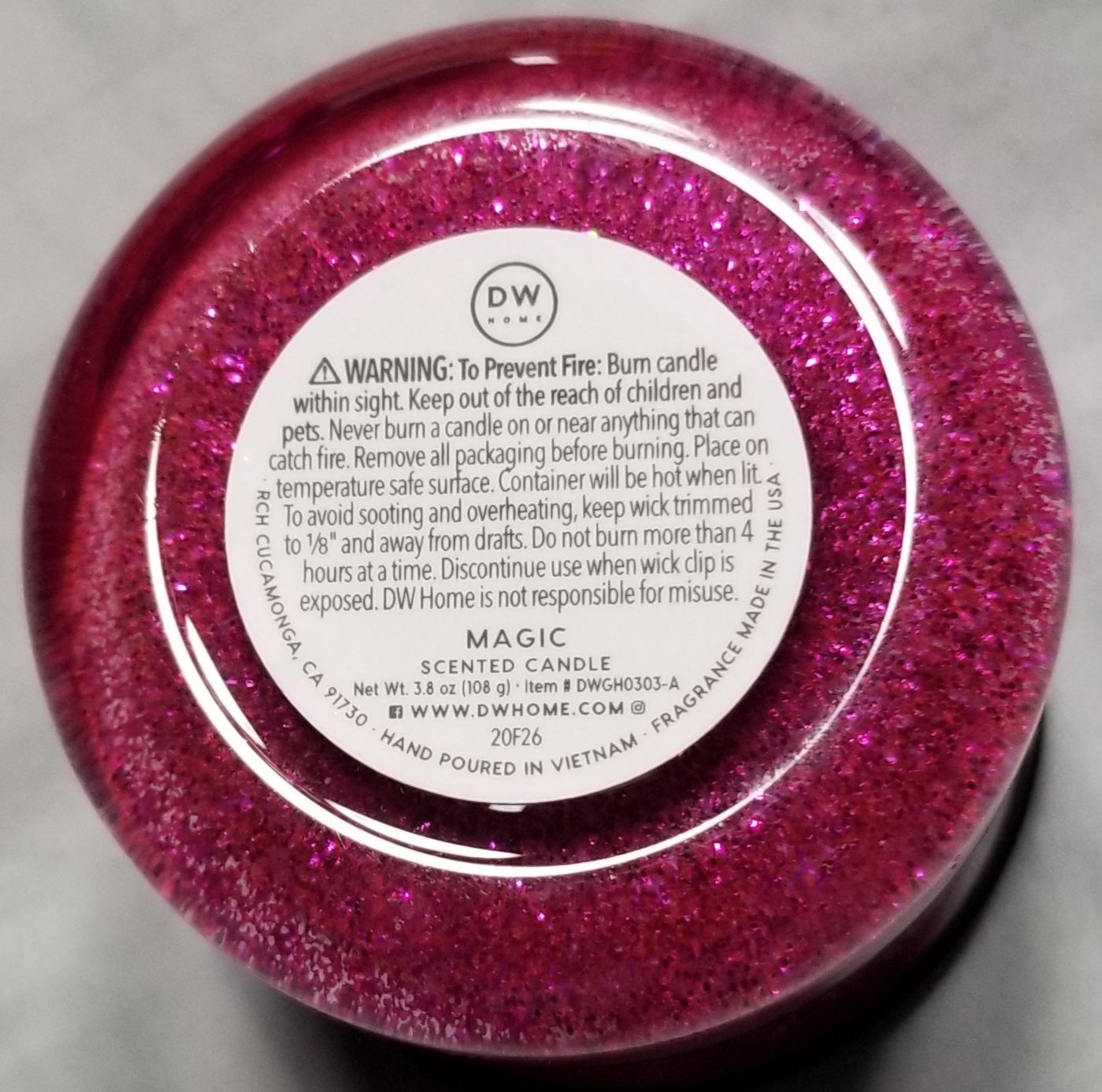 CANDLE: Halloween DW Home Magic  2020 - DW Home Candle (Halloween Candle) action figure collectible - Main Image 2