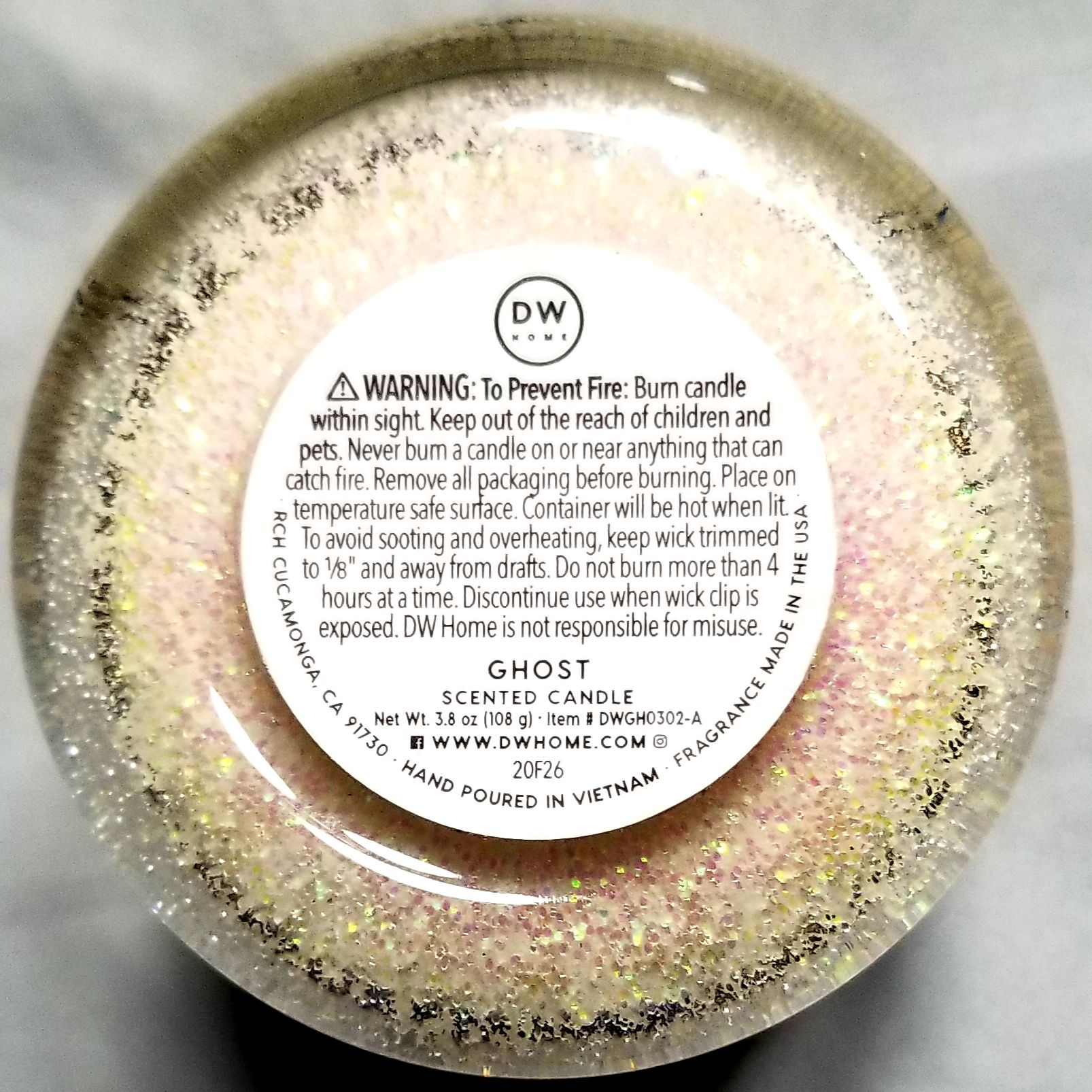 CANDLE: Halloween DW Home Ghost 2020 - DW Home Candle (Halloween Candle) action figure collectible - Main Image 2