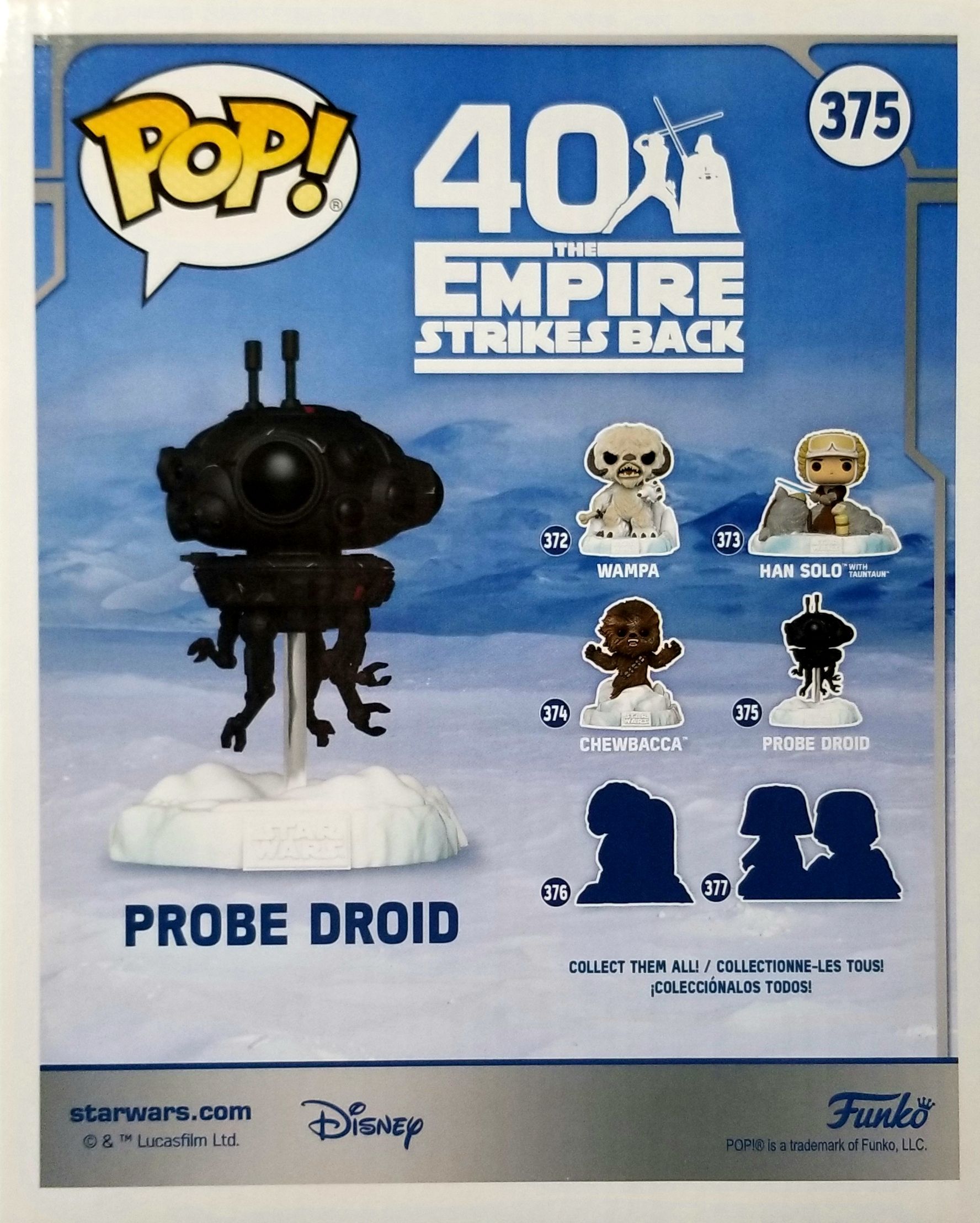 Funko Pop! Movies: Star Wars Probe Droid Deluxe ESB ESB40 Echo Base - Funko (Empire Strikes Back 40th Anniversary) action figure collectible [Barcode 0889698466820] - Main Image 2