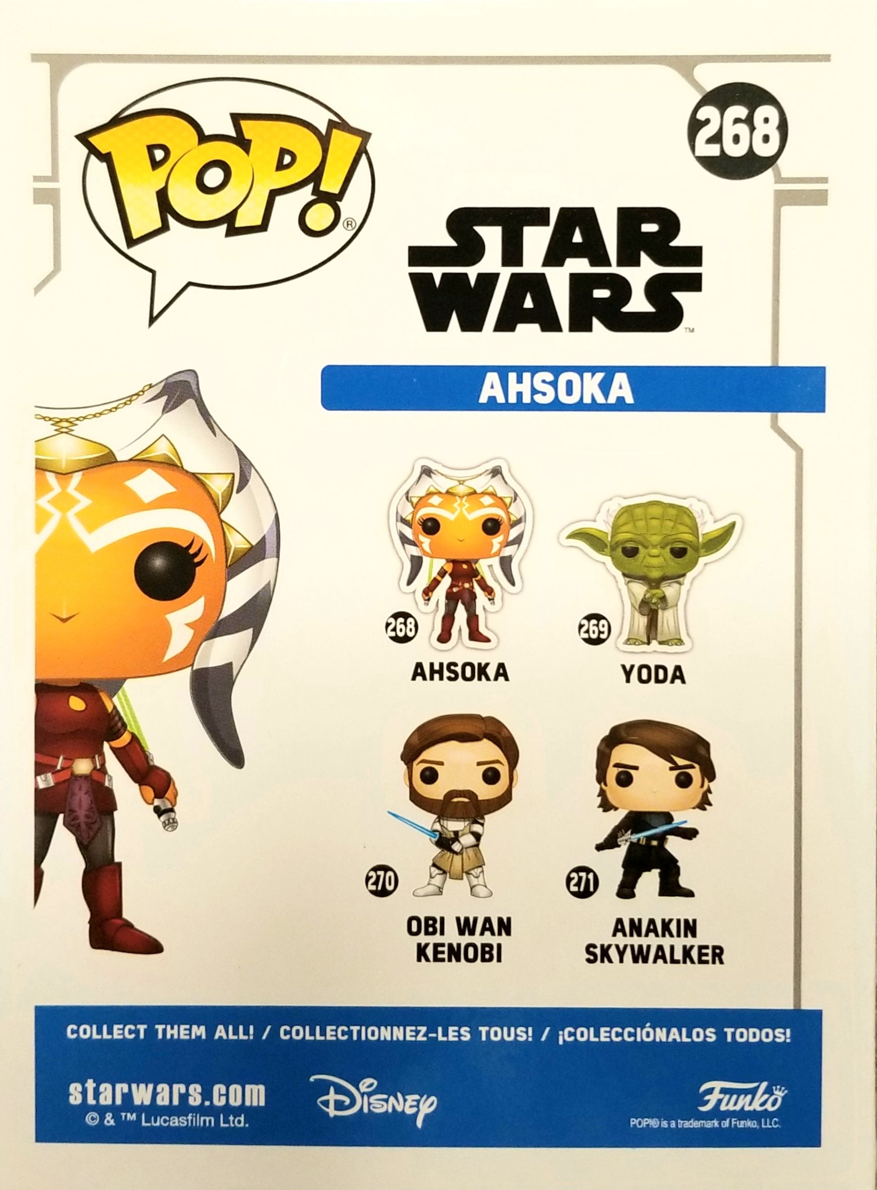 Funko Pop! : Star Wars Television Ahsoka Tano TCW - Funko (Star Wars The Clone Wars Animated series) action figure collectible [Barcode 0889698329569] - Main Image 2