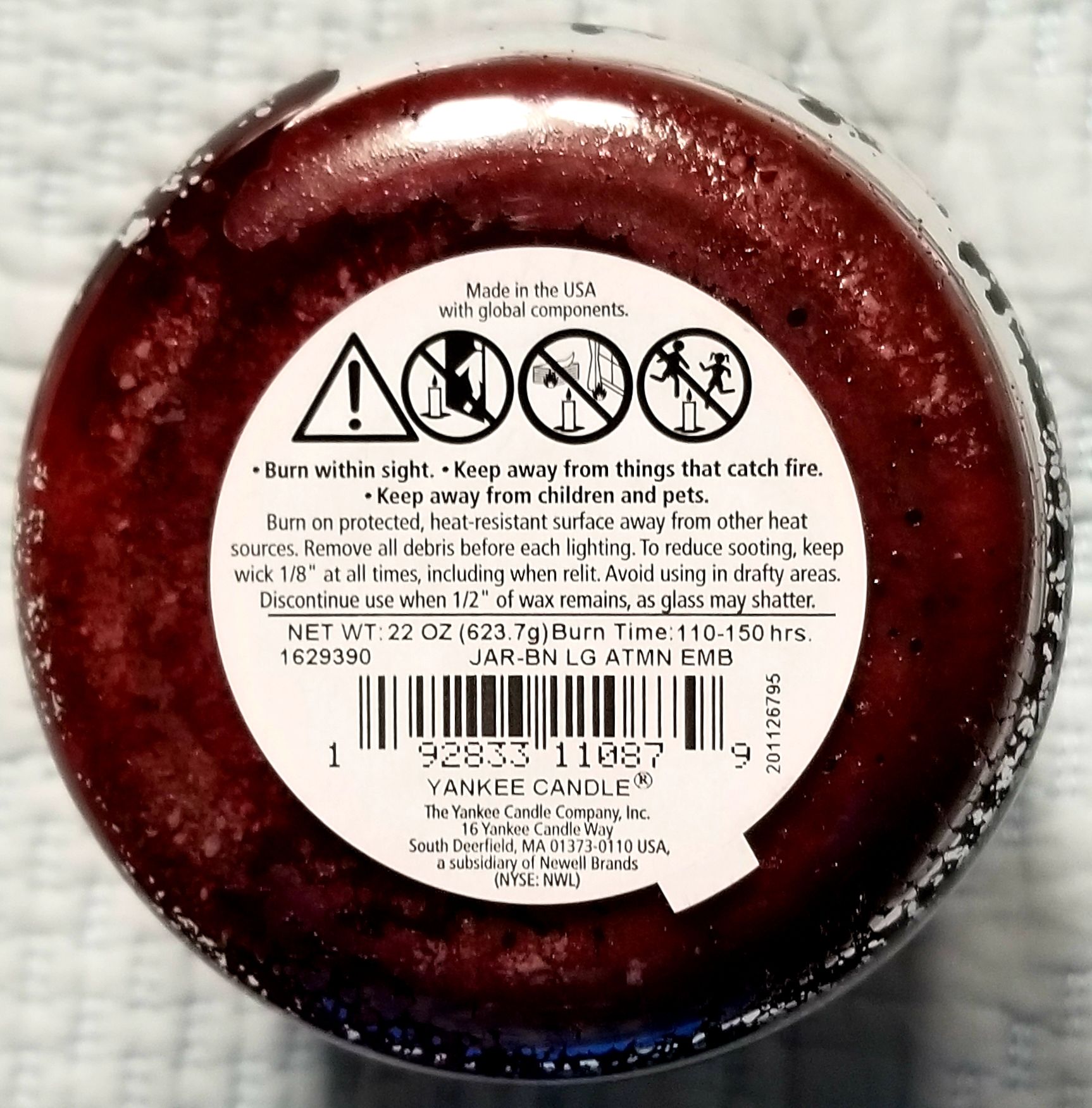 CANDLE: Camping Yankee Autumn Embers - Yankee Candle (Camping Candles) action figure collectible [Barcode 192833110879] - Main Image 2