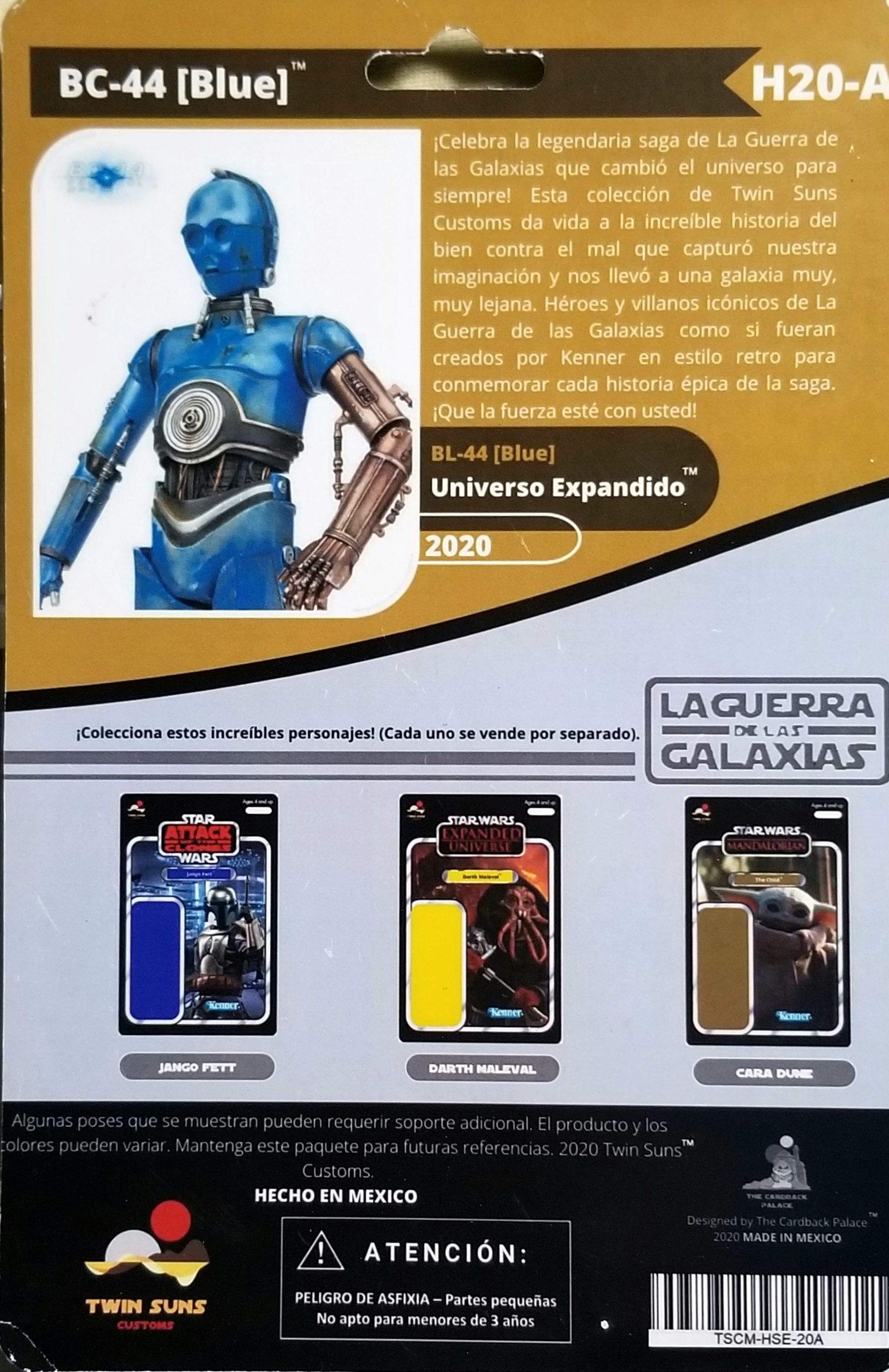 Twin Suns Custom Figures- 3.75 CB=44 EXPAND - Twin Suns (Star Wars Expanded Universe) action figure collectible - Main Image 2