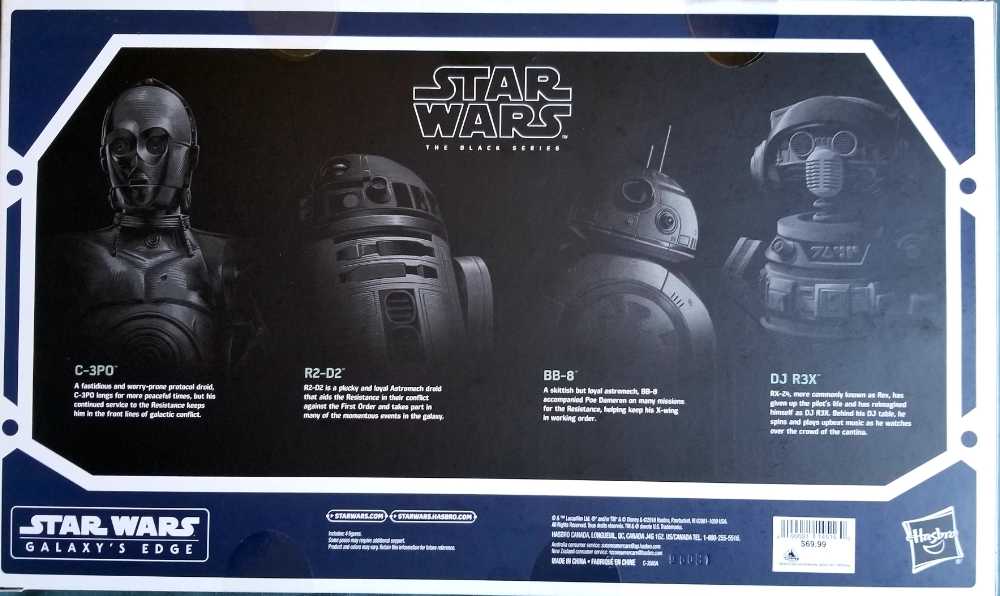 Black Series Red Exclusive Droids Depot Boxset Disney Star Wars Galaxy’s Edge 2019 - Disney Galaxy’s Edge Shops (Star Wars Galaxy’s Edge Merchandise) action figure collectible [Barcode 00211451] - Main Image 4