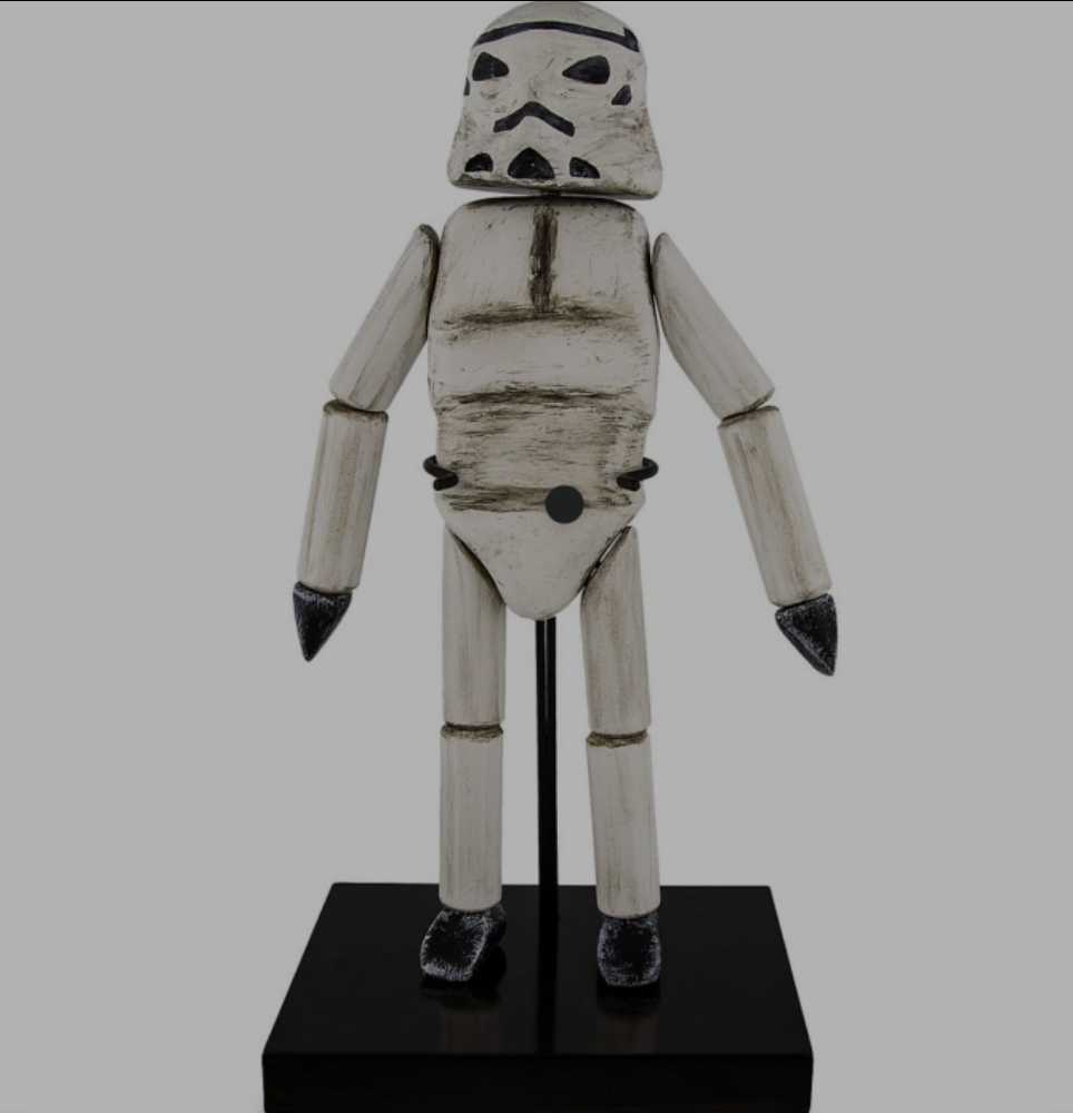 Disney Galaxy’s Edge 12 inch Wooden Stormtrooper Doll - Disney Galaxy’s Edge Shops (Rogue One a Star Wars Story) action figure collectible [Barcode 400021029132] - Main Image 3