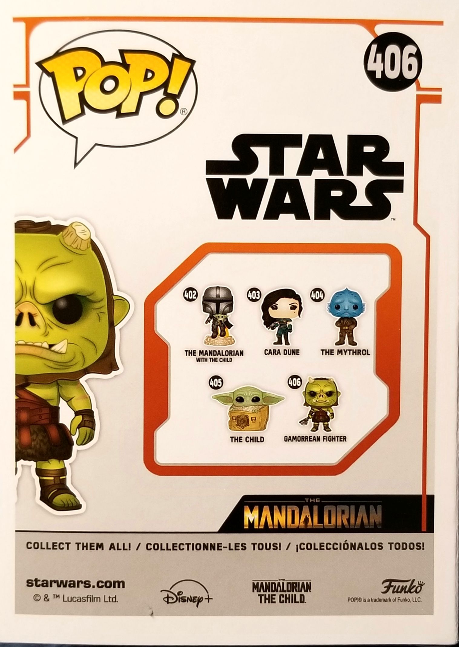 Funko Pop! Television: The Mandalorian Gamorrean Fighter MANDO - Funko (Star Wars The Mandalorian) action figure collectible [Barcode 0889698509640] - Main Image 2