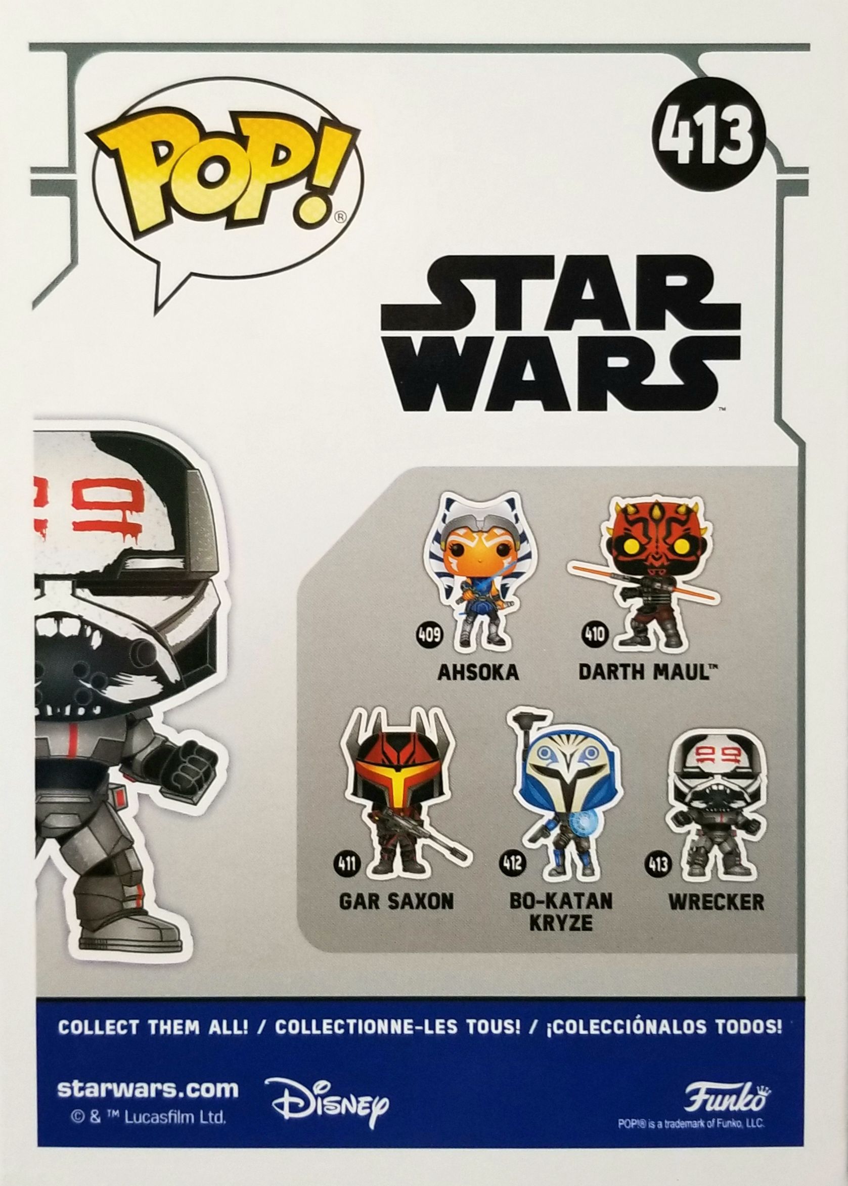 Funko Pop! : Star Wars Television Wrecker TCW - Funko (Star Wars The Clone Wars Animated series) action figure collectible [Barcode 0889698520270] - Main Image 2