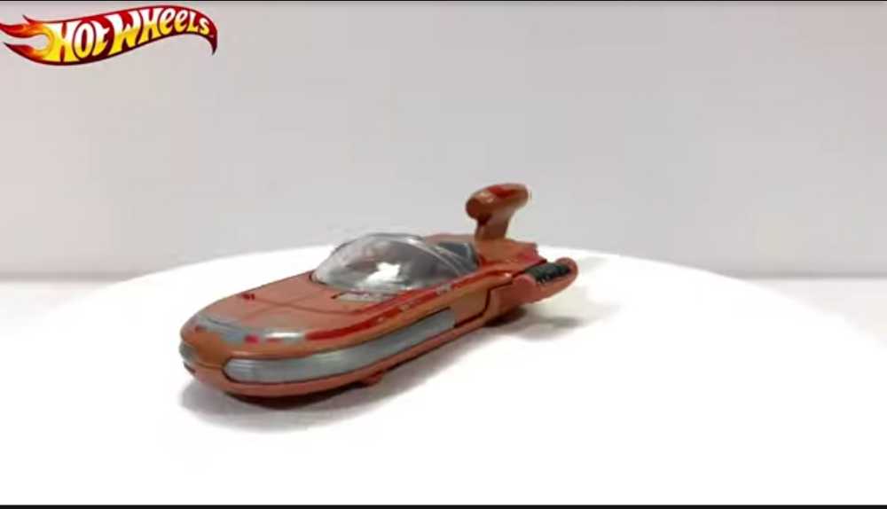 Hot Wheels Star Wars Vehicle X-34 Landspeeder Debut Series HW Screen Time - Hot Wheels from Mattel (Star Wars Hot Wheels) action figure collectible [Barcode 0887961912029] - Main Image 3