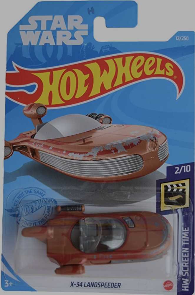 Hot Wheels Star Wars Vehicle X-34 Landspeeder Debut Series HW Screen Time - Hot Wheels from Mattel (Star Wars Hot Wheels) action figure collectible [Barcode 0887961912029] - Main Image 4