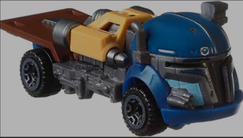 Hot Wheels Heavy infantry Mandalorian (Paz Vizsla) - Hot Wheels from Mattel (Star Wars Hot Wheels) action figure collectible [Barcode 887961811933] - Main Image 3