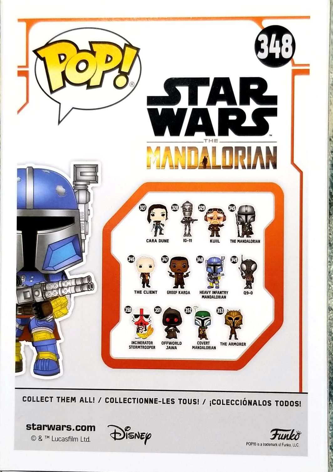 Funko Pop! Television: The Mandalorian Heavy Infantry (Paz Vizsla) MANDO - Funko (Star Wars The Mandalorian) action figure collectible [Barcode 0889698455404] - Main Image 2