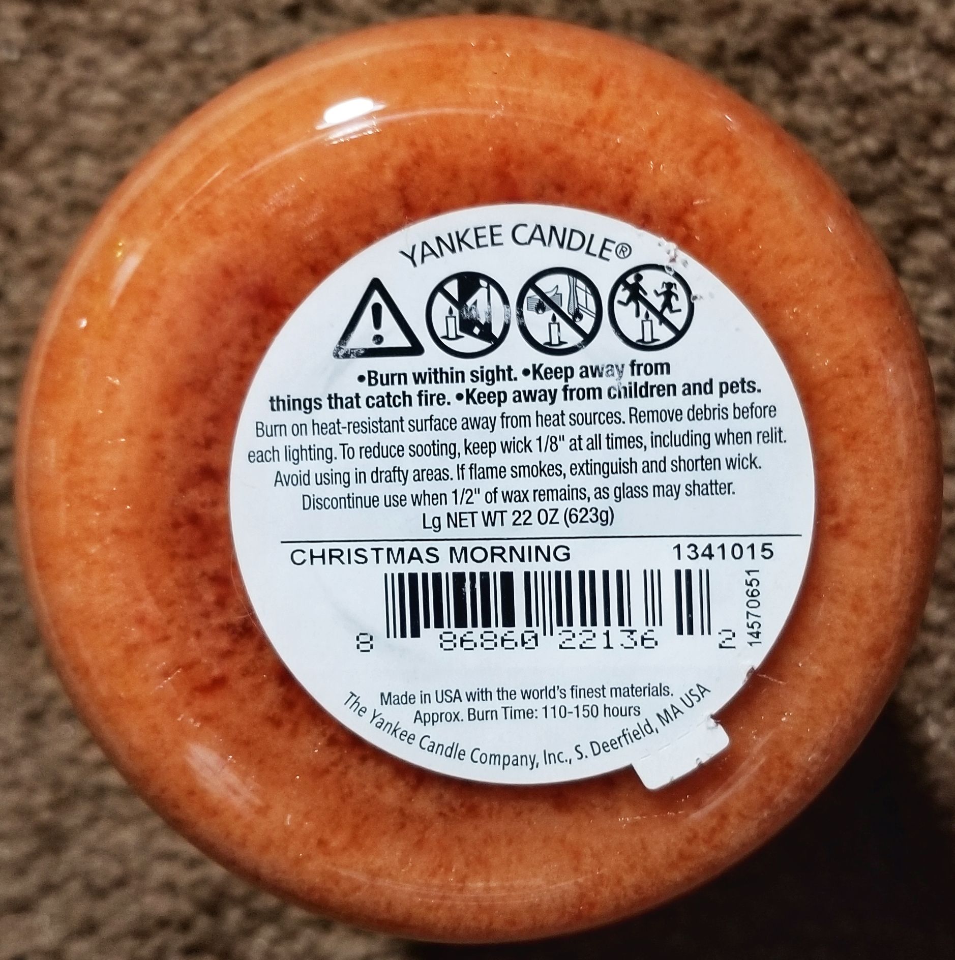 CANDLE: Christmas Yankee Christmas Morning 2014 - Yankee Candle (Christmas Candles) action figure collectible - Main Image 2