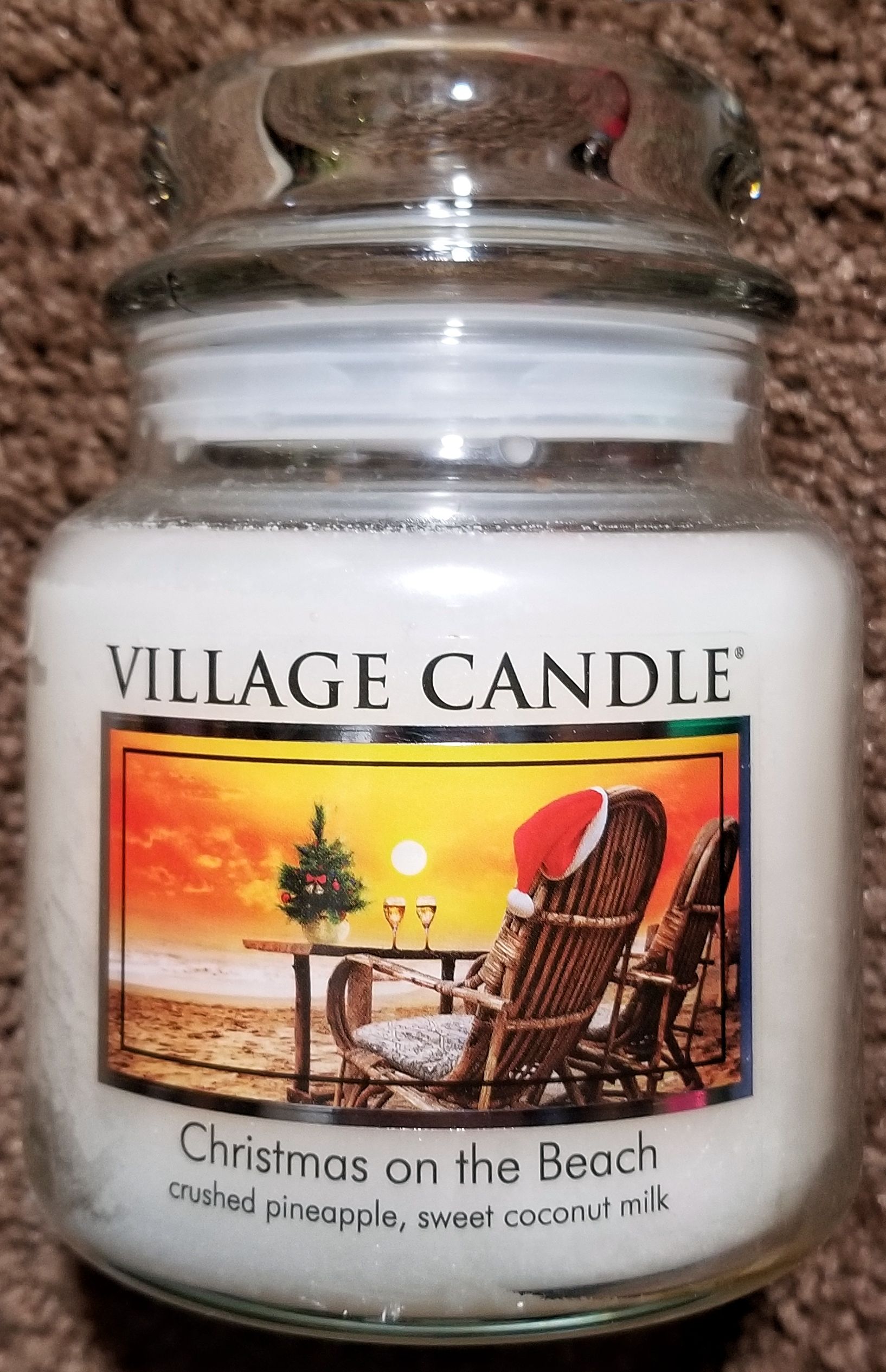 CANDLE: Christmas Village Christmas on the Beach - Village Candle (Christmas Candles) action figure collectible - Main Image 1