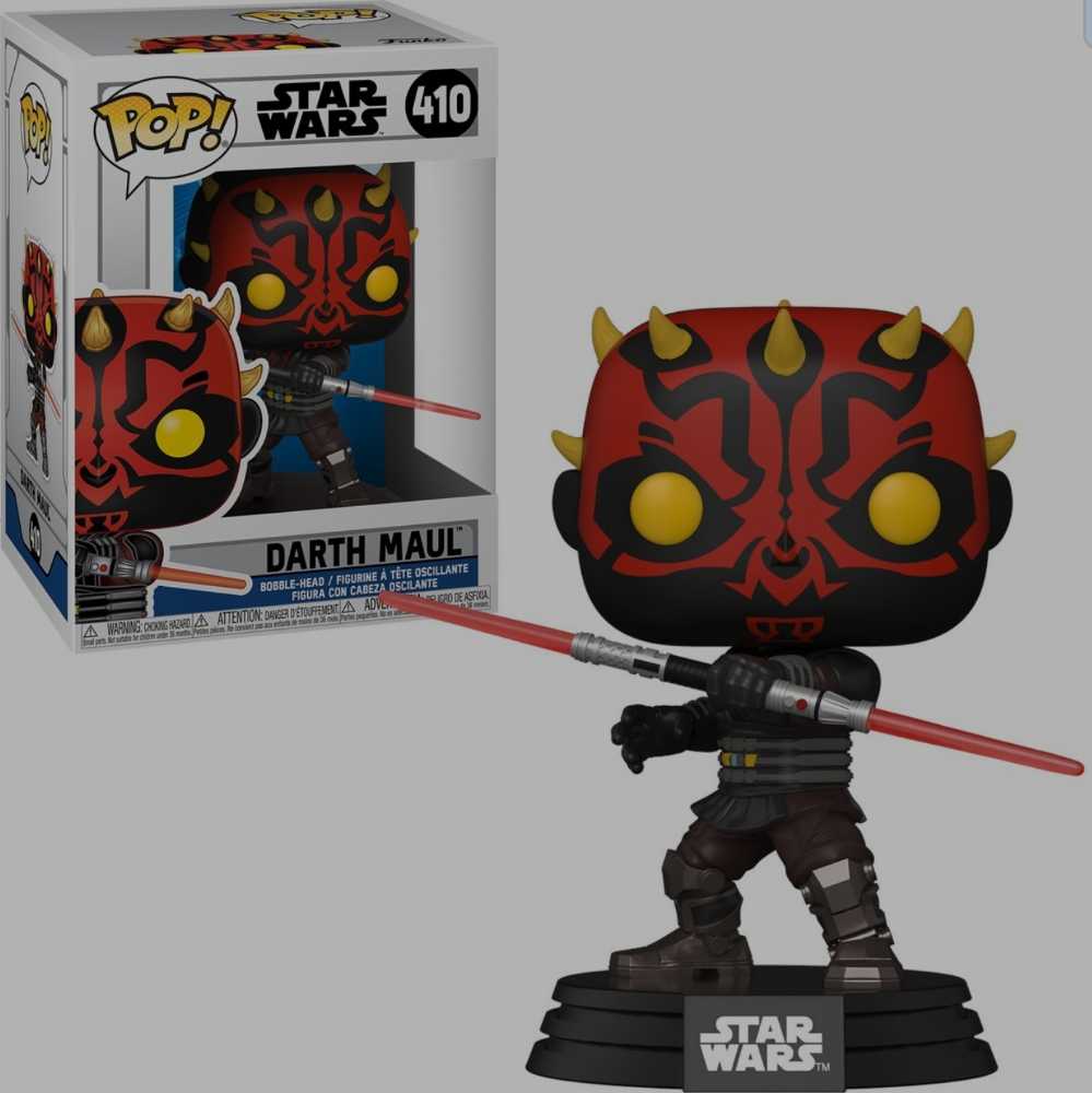 Funko Pop! : Star Wars Television Darth Maul TCW - Funko (Star Wars The Clone Wars Animated series) action figure collectible [Barcode 0889698520256] - Main Image 3