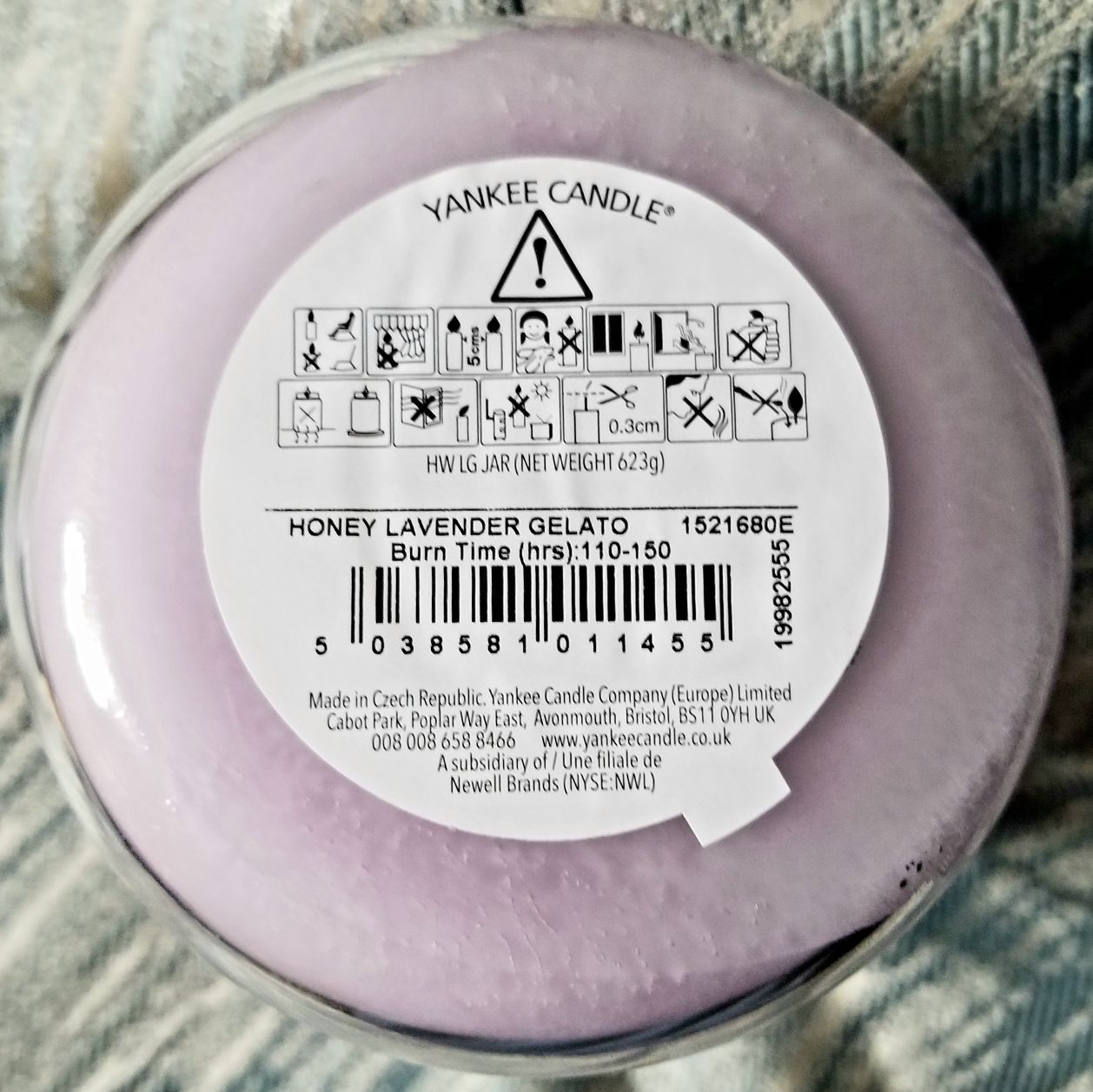 CANDLE: Sunday Brunch Collection Honey Lavender Gelato UK 2019 - Yankee Candle (Sunday Brunch Collection) action figure collectible - Main Image 2