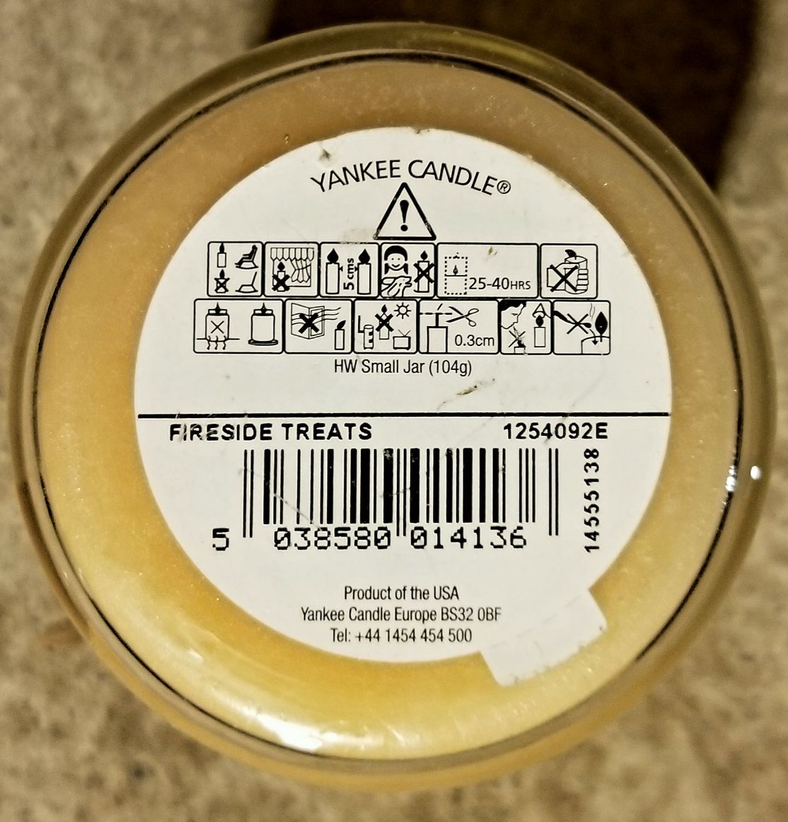 CANDLE: Food Yankee Fireside Treat 2013 - Yankee Candle (Food Candles) action figure collectible - Main Image 2