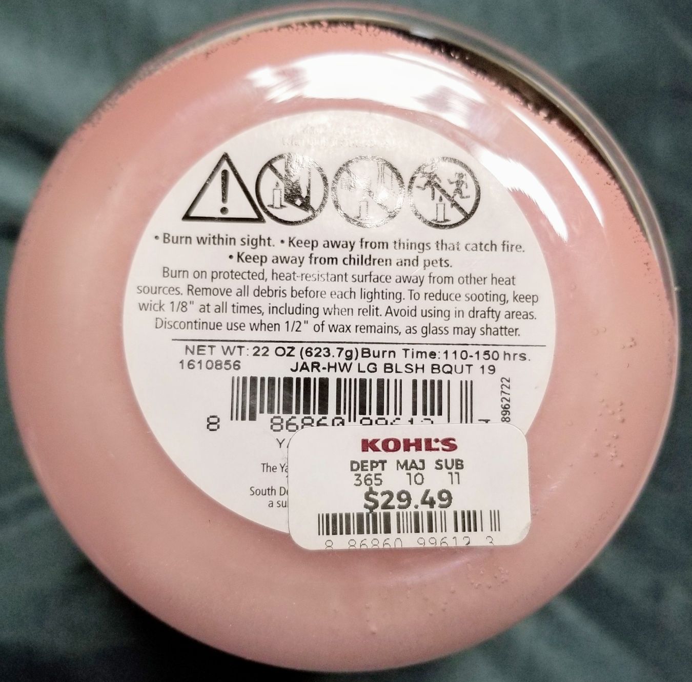 CANDLE: Sunday Brunch Blush Bouquet Candy - Yankee Candle (Sunday Brunch Collection) action figure collectible - Main Image 2