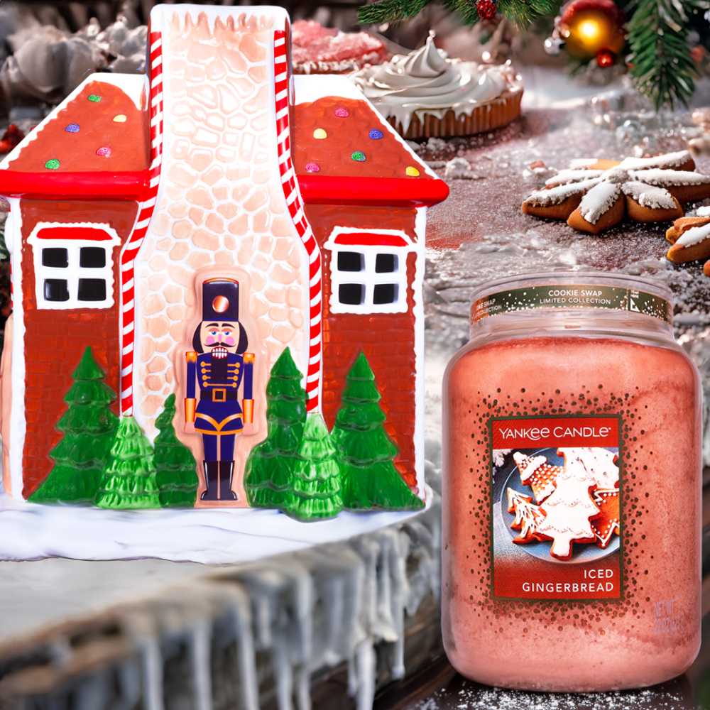 CANDLE: Christmas Yankee Iced Gingerbread Cookie Swap  2016 - Yankee Candle (Christmas Candles) action figure collectible - Main Image 4