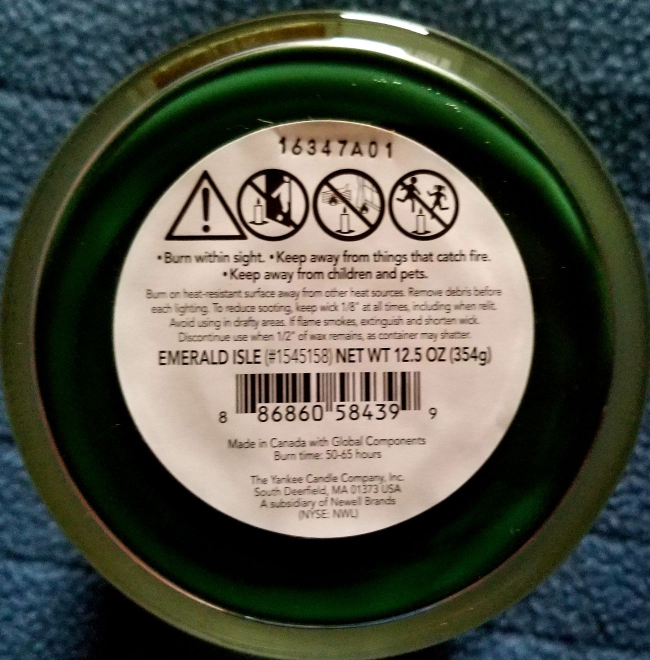 CANDLE: St. Patrick’s Day Yankee Candle Emerald Isle Layered Trio 2016 - Yankee Candle (St. Patrick’s Day Candles) action figure collectible - Main Image 2