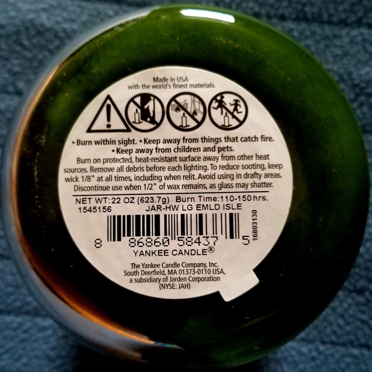 CANDLE: St. Patrick’s Day Yankee Candle Emerald Isle 2016 - Yankee Candle (St. Patrick’s Day Candles) action figure collectible - Main Image 2