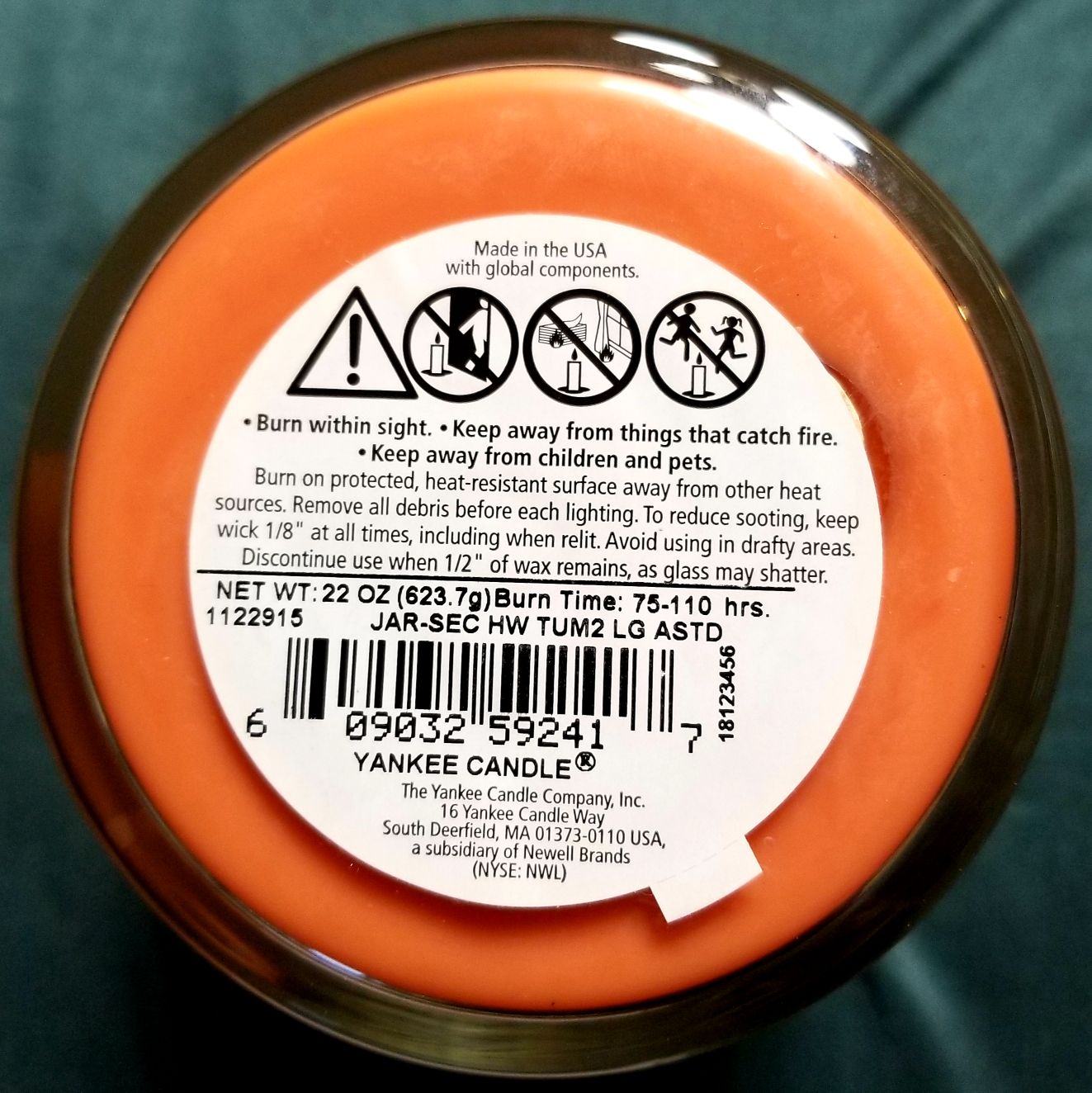 CANDLE: Sunday Brunch Collection Grilled Peaches & Vanilla - Yankee Candle (Sunday Brunch Collection) action figure collectible [Barcode 609032592417] - Main Image 2