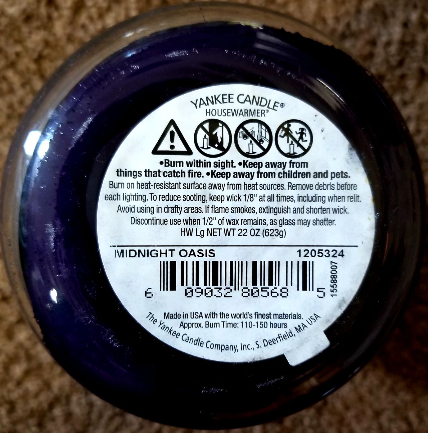 CANDLE: Desert Yankee Midnight Oasis 2015 - Yankee Candle (Desert Candles) action figure collectible - Main Image 2