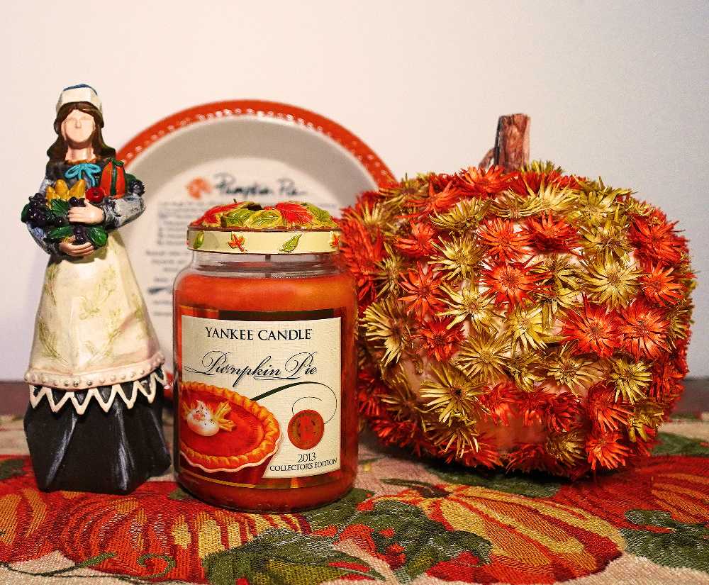 CANDLE: Thanksgiving Yankee Pumpkin Pie Collector’s Edition 2013 - Yankee Candle (Thanksgiving Candles) action figure collectible - Main Image 3