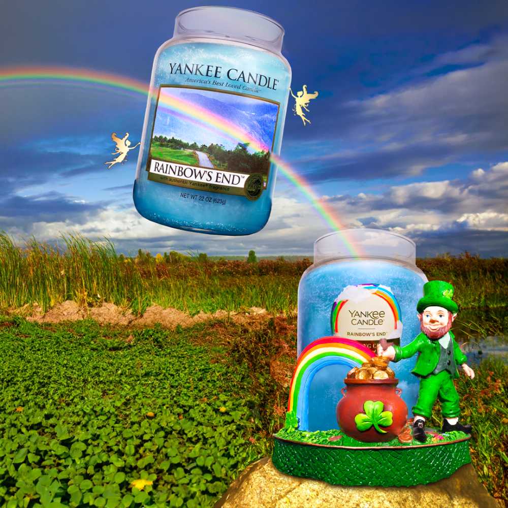 CANDLE: St. Patrick’s Day Yankee Candle Rainbow’s End 50th Anniversary 2019 - Yankee Candle (St. Patrick’s Day Candles) action figure collectible - Main Image 3