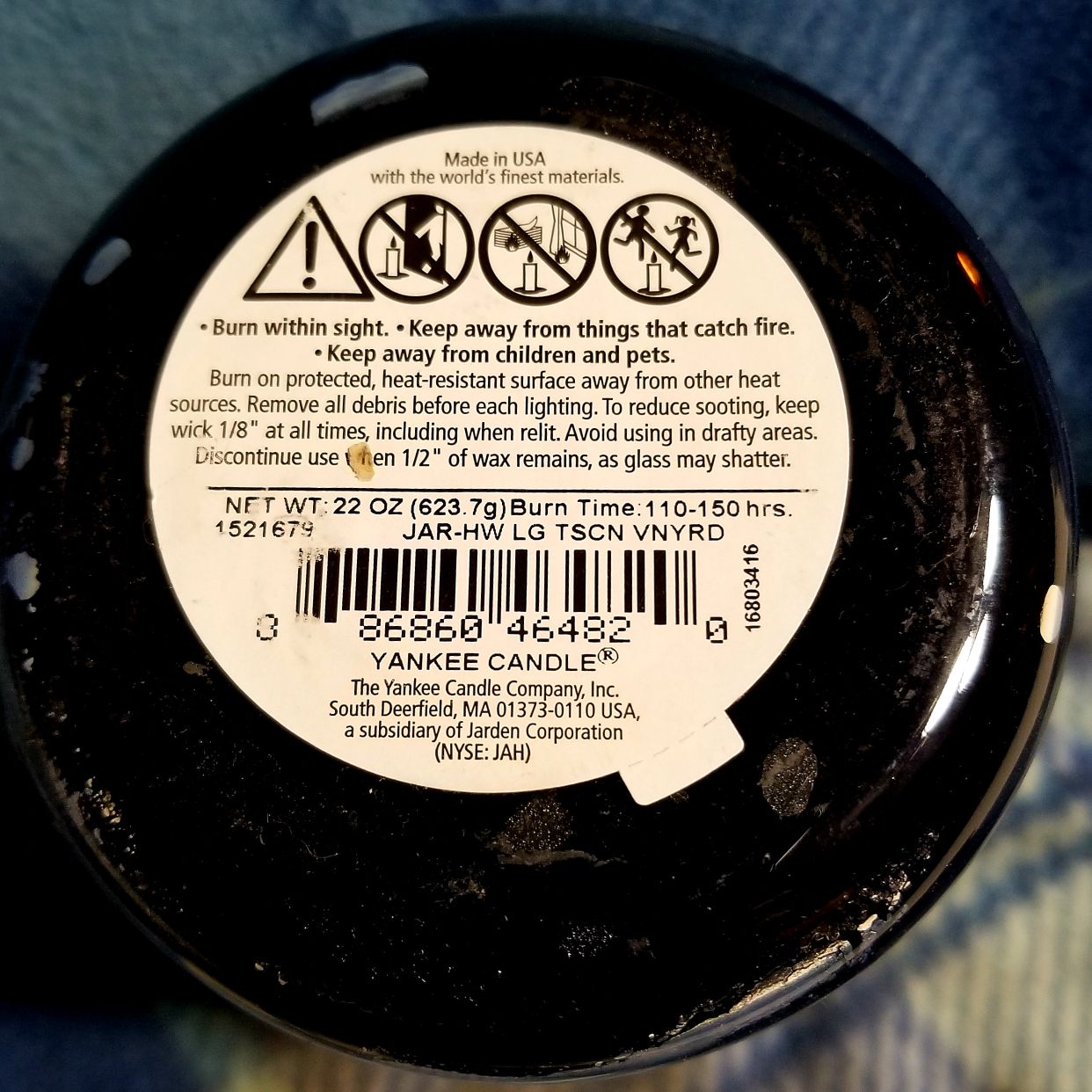 CANDLE: Wine Yankee Tuscan Vineyard Italy 2017 - Yankee Candle (Wine & Sangria Candles) action figure collectible - Main Image 2