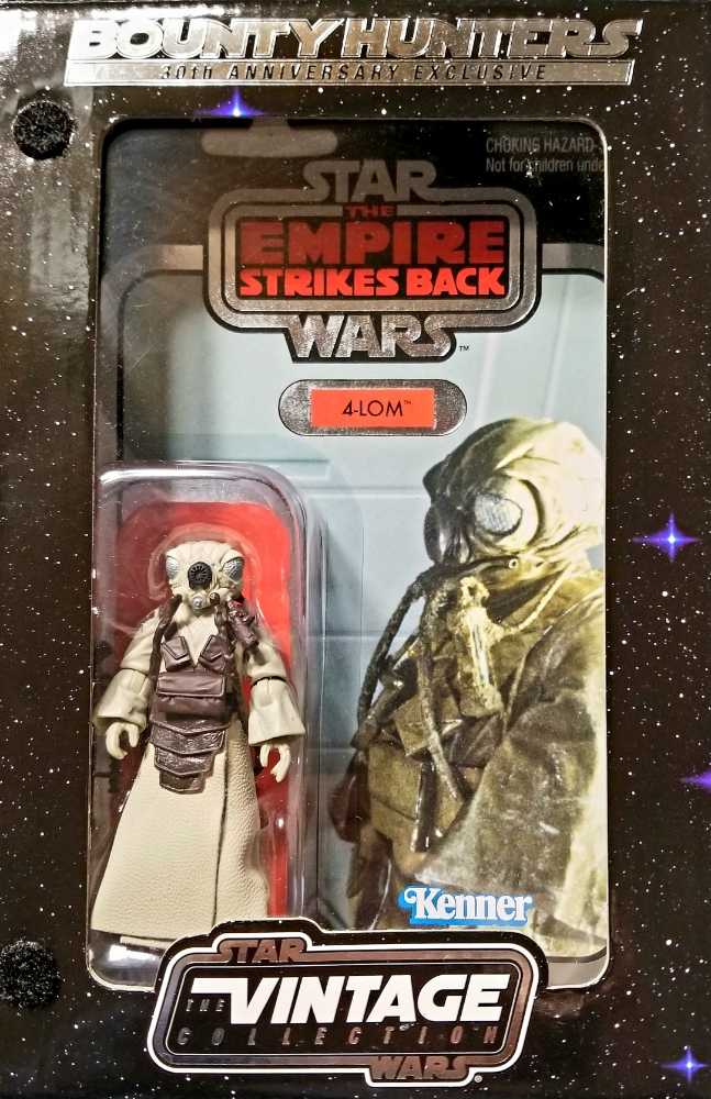 Star Wars Exclusive Bountyhunters Set 2 Pack 4-LOM & Zuckuss ESB - Hasbro (Star Wars Episode V The Empire Strikes Back) action figure collectible - Main Image 3