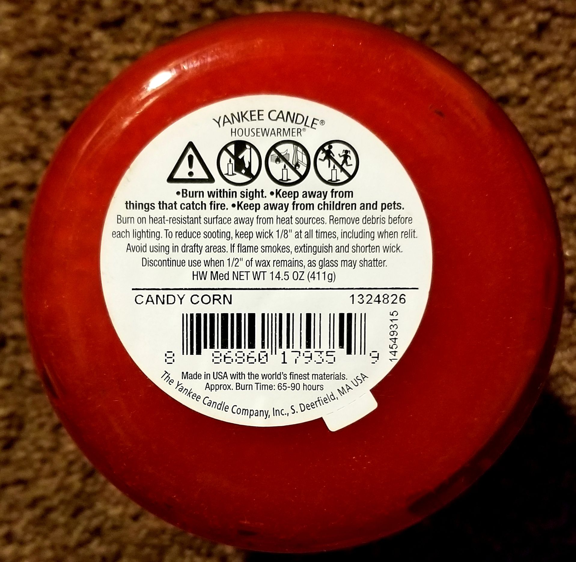 CANDLE: Halloween Yankee Candy Corn 2013 Hologram  - Yankee Candle (Halloween Candle) action figure collectible - Main Image 2