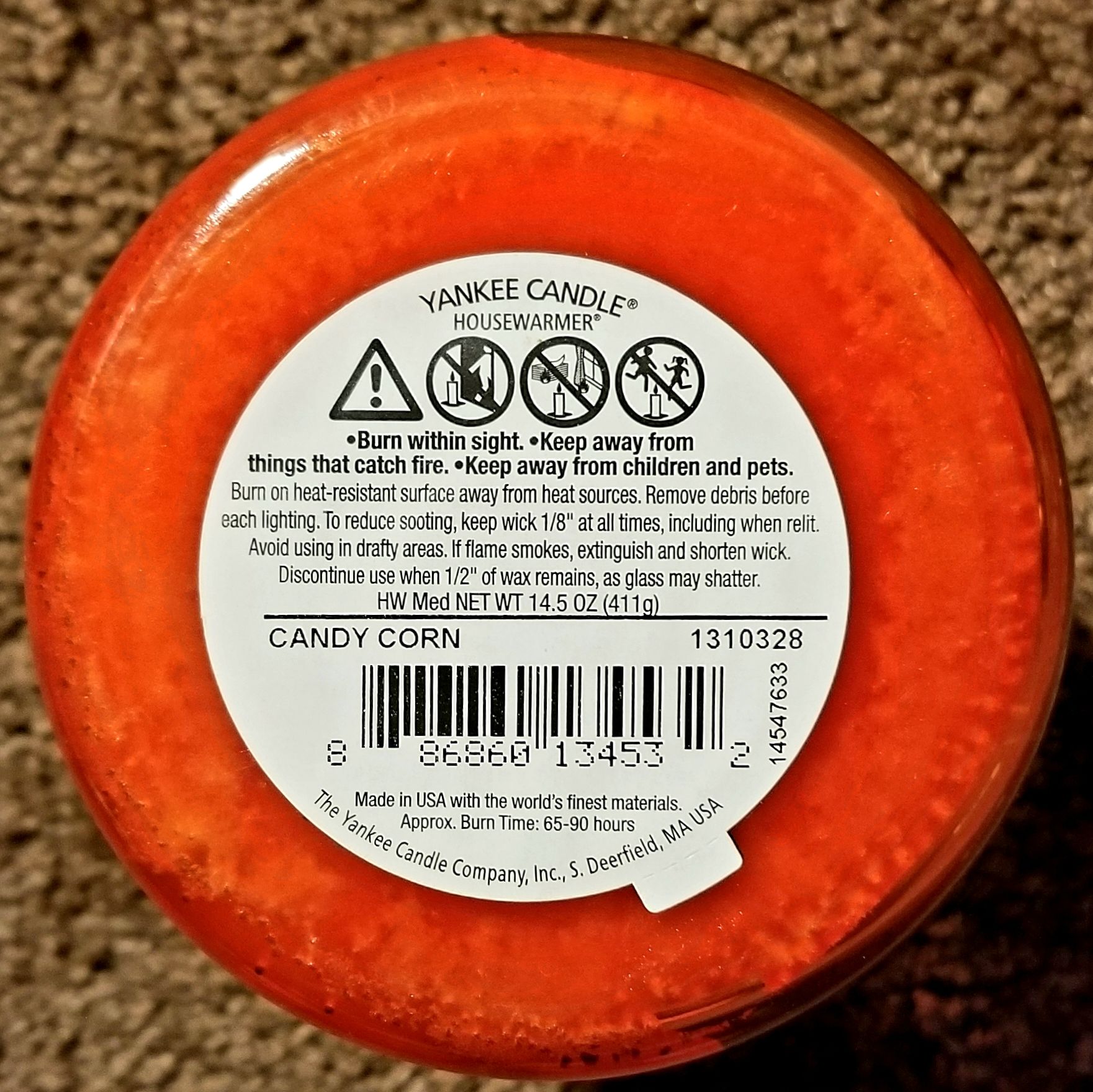 CANDLE: Halloween Yankee Candy Corn 2014 Kids - Yankee Candle (Halloween Candle) action figure collectible - Main Image 2