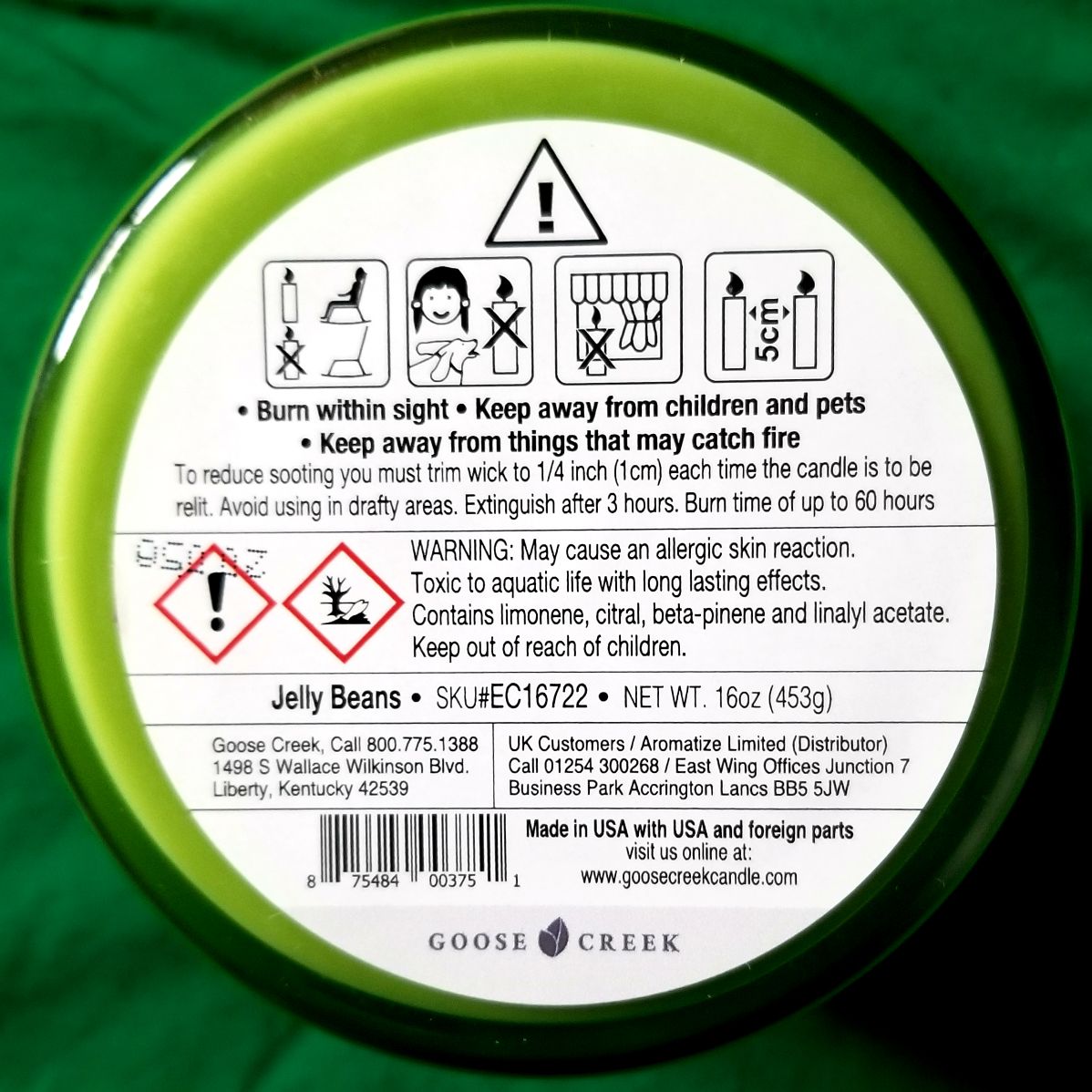 CANDLE: Easter Goose Creek Jelly Beans 2020 - Goose Creek Candle (Easter Candles) action figure collectible [Barcode 3217304713711] - Main Image 2