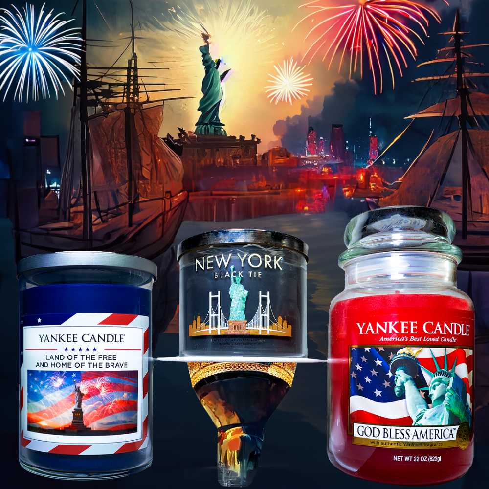 CANDLE: USA Patriotic Yankee God Bless America Large 2013 - Yankee Candle (Patriotic Candles) action figure collectible - Main Image 3