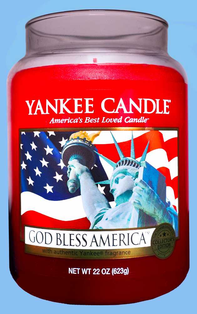 CANDLE: USA Patriotic Yankee God Bless America Large 2013 - Yankee Candle (Patriotic Candles) action figure collectible - Main Image 4