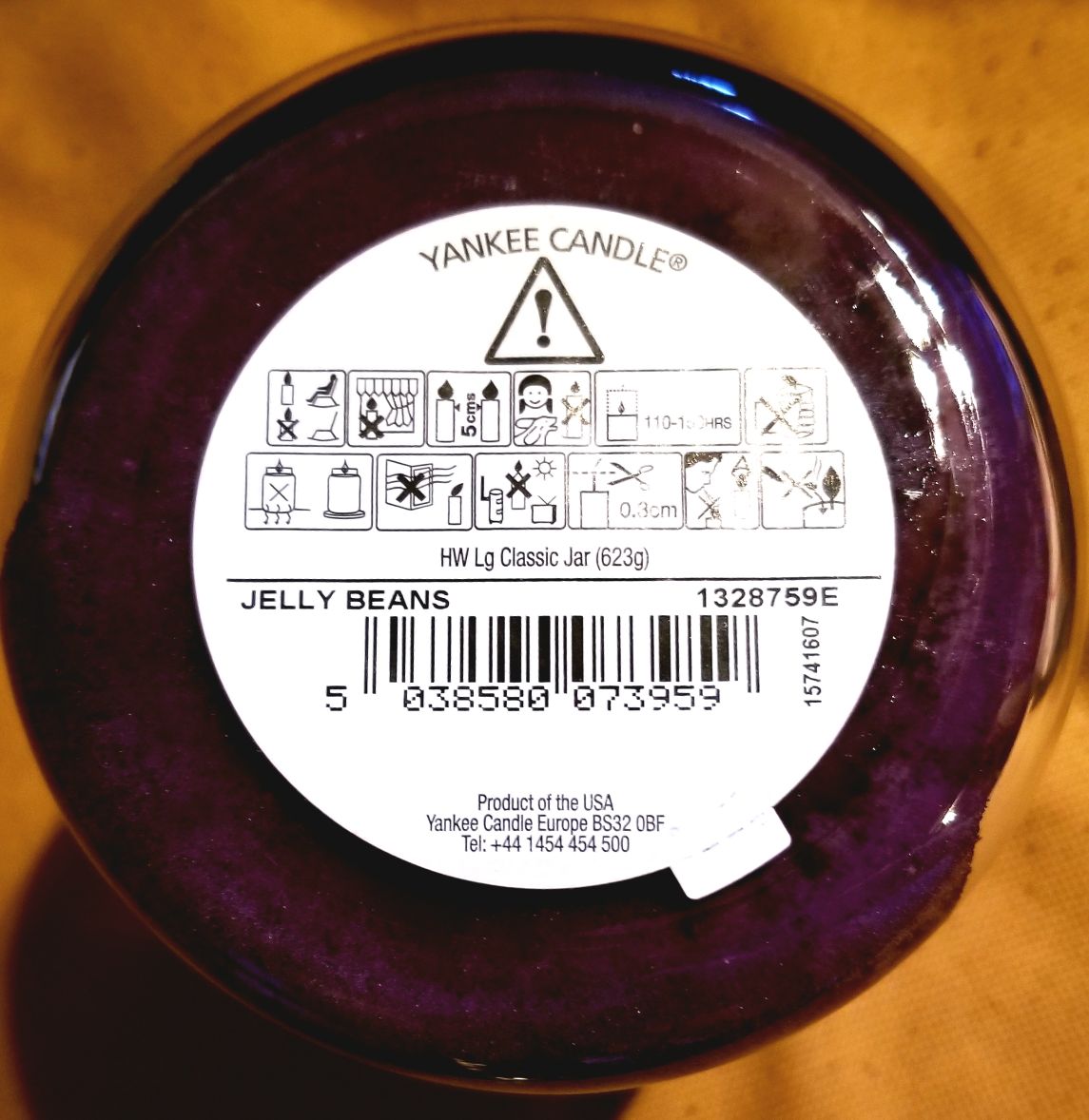 CANDLE: Easter Yankee Jelly Bean UK 2015 - Yankee Candle (Easter Candles) action figure collectible - Main Image 2