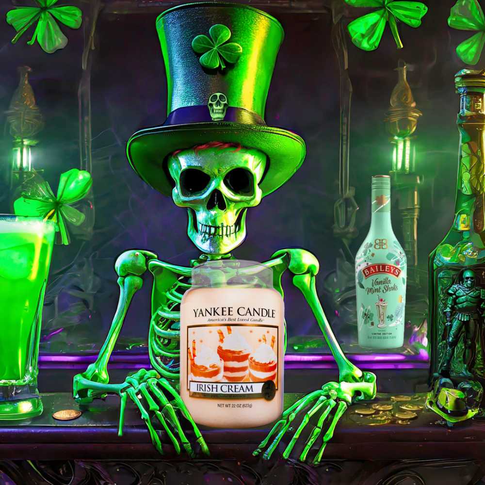 CANDLE: St. Patrick’s Day Yankee Candle Irish Cream 2014 - Yankee Candle (St. Patrick’s Day Candles) action figure collectible - Main Image 4