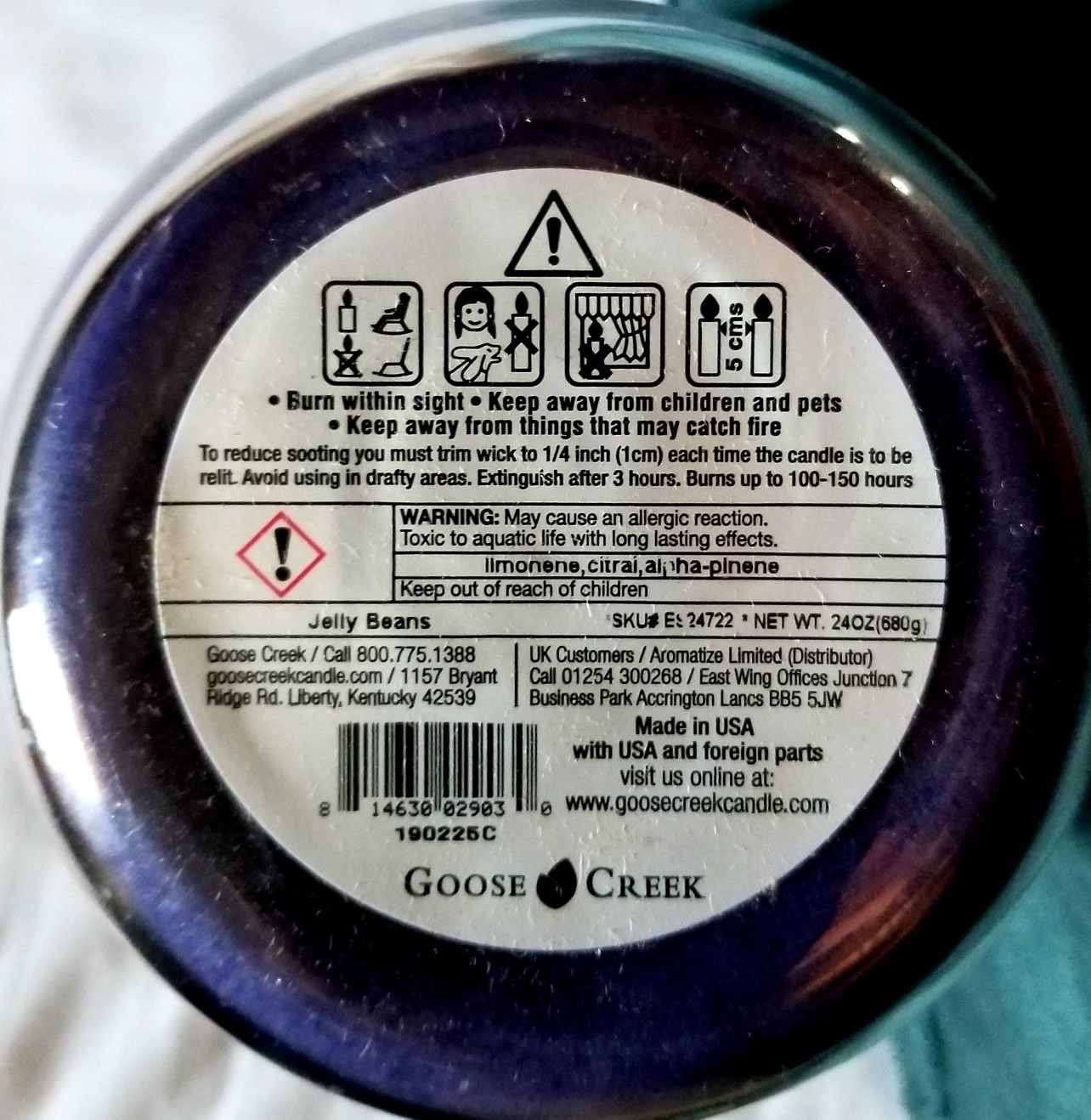 CANDLE: Easter Goose Creek Jelly beans 2019 - Goose Creek Candle (Easter Candles) action figure collectible - Main Image 2