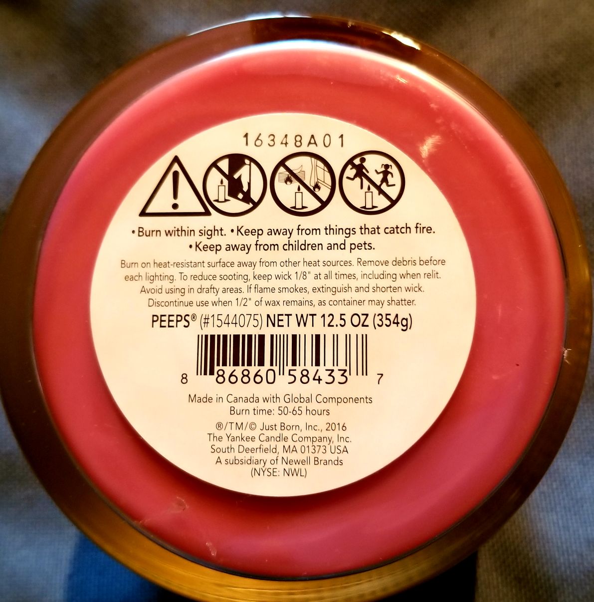 CANDLE: Easter Yankee Peeps Pink 3 layers - Yankee Candle (Easter Candles) action figure collectible - Main Image 2