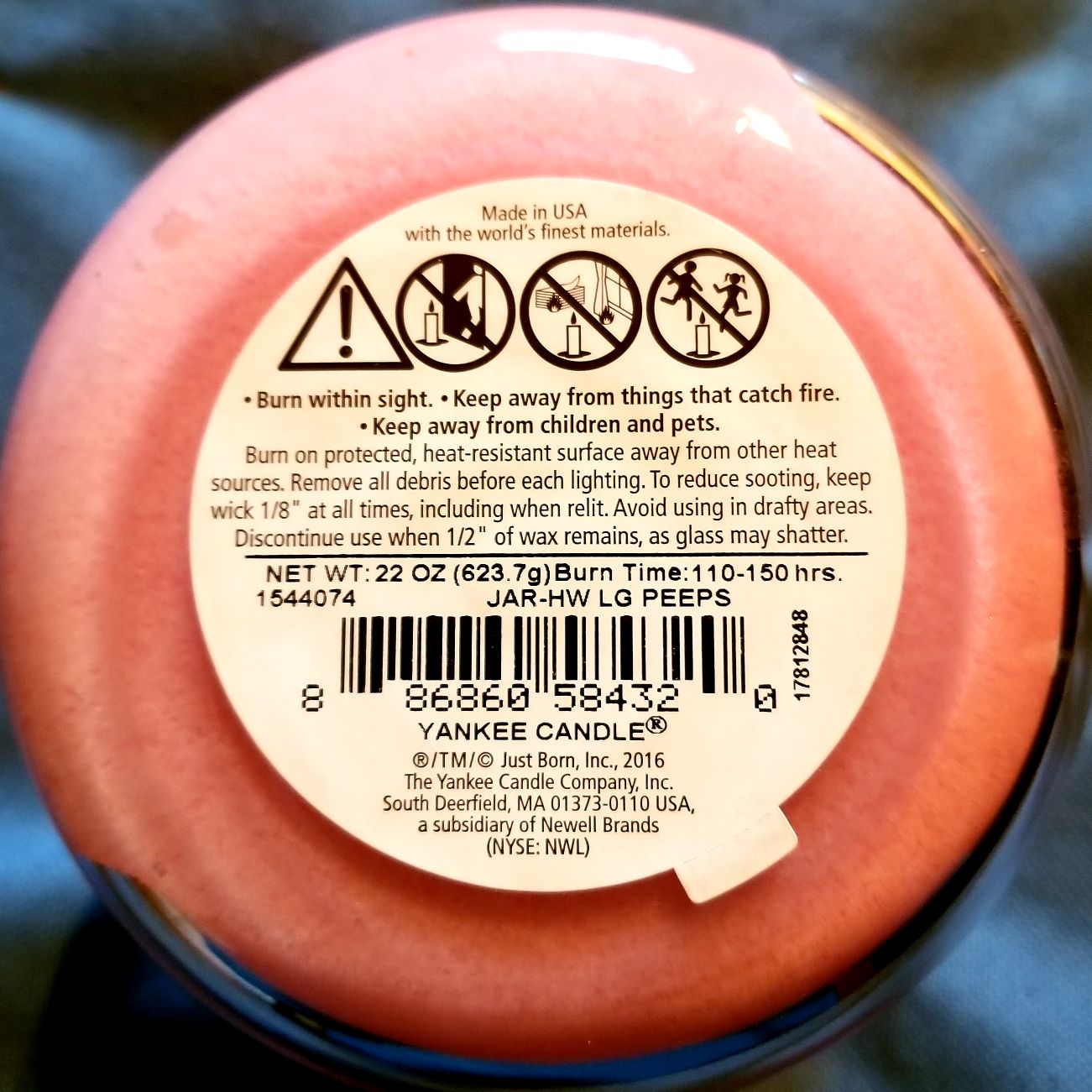 CANDLE: Easter Yankee Peeps Pink 2018 - Yankee Candle (Easter Candles) action figure collectible - Main Image 2