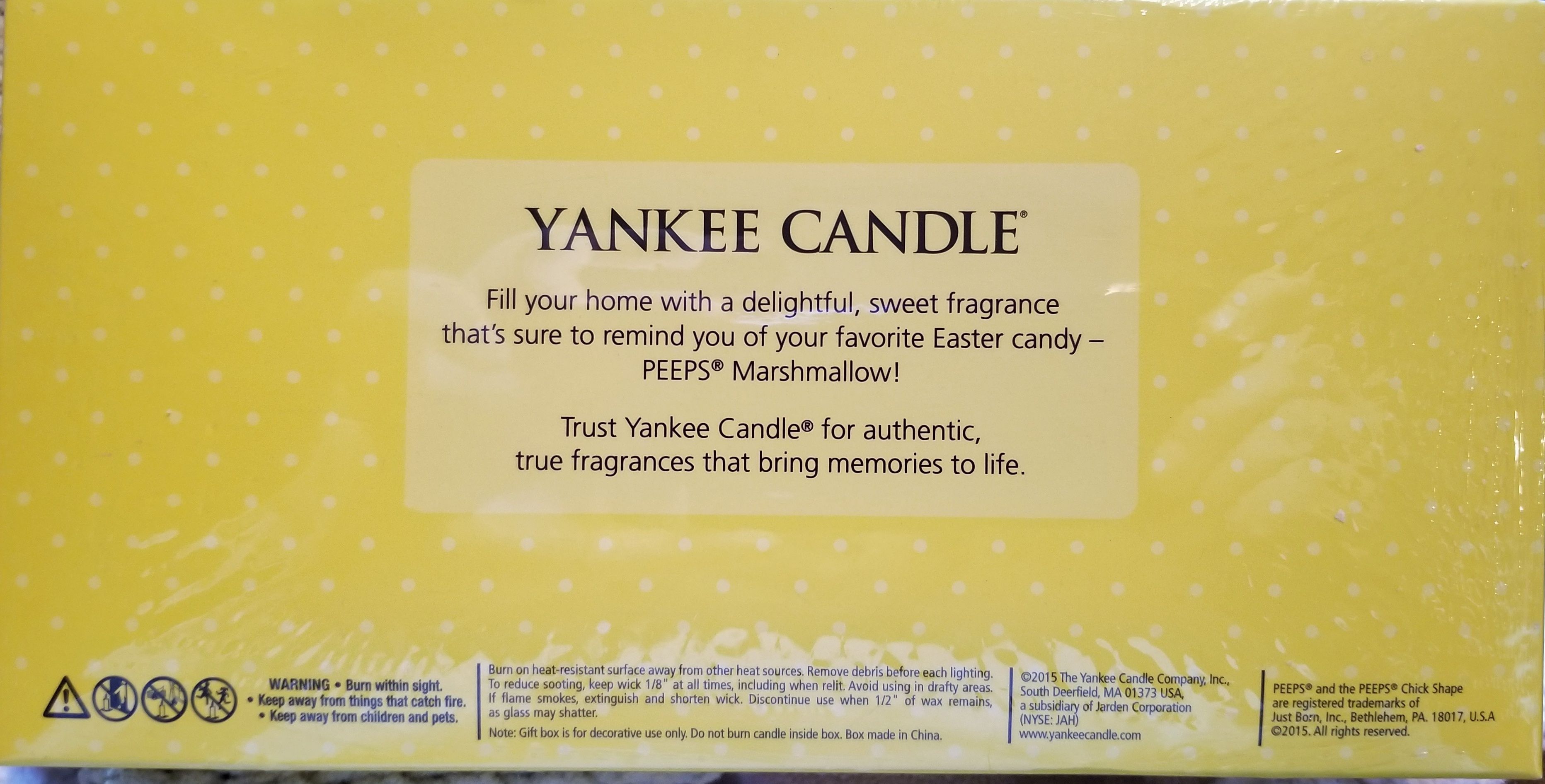 CANDLE: Easter Yankee Peeps Boxset 2014 - Yankee Candle (Easter Candles) action figure collectible - Main Image 2