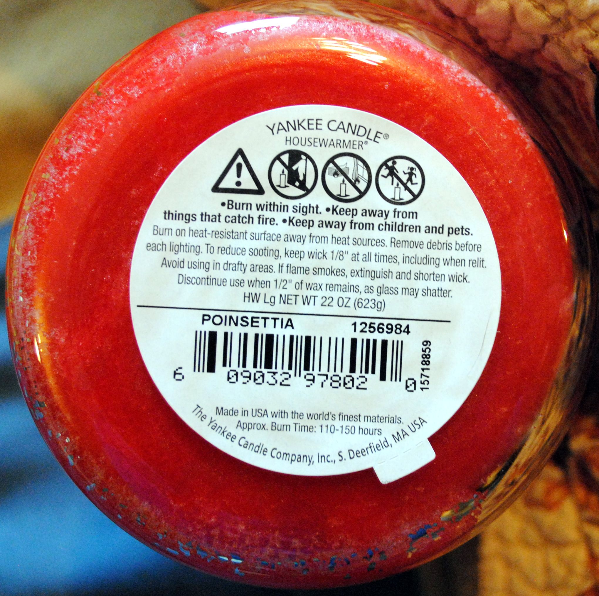 CANDLE: Christmas Yankee Poinsettia - Yankee Candle (Christmas Candles) action figure collectible - Main Image 2