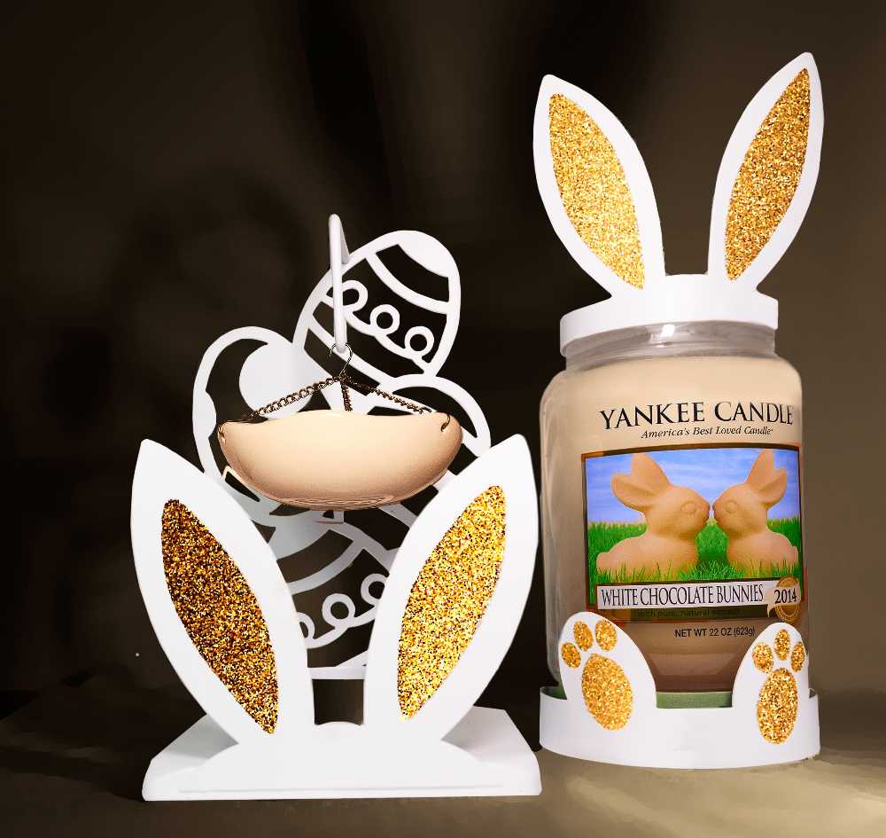 CANDLE: Easter Yankee White Chocolate Bunnies UK 2014 - Yankee Candle (Easter Candles) action figure collectible - Main Image 3