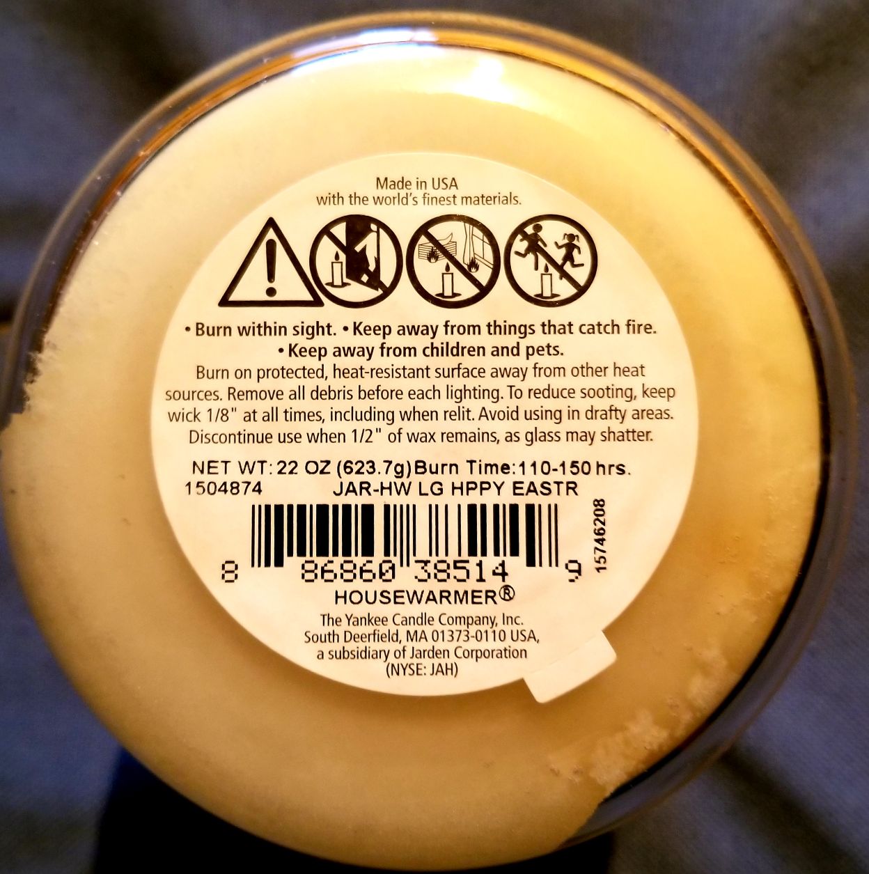 CANDLE: Easter Yankee Happy Easter 2015 - Yankee Candle (Easter Candles) action figure collectible - Main Image 2