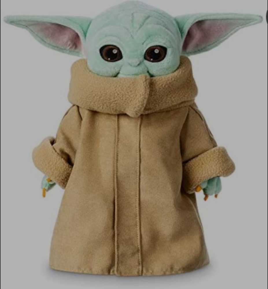 Shop Disney Star Wars Grogu 11 inch plush MANDO - Shop Disney Website (Star Wars The Mandalorian) action figure collectible [Barcode 412319525875] - Main Image 3