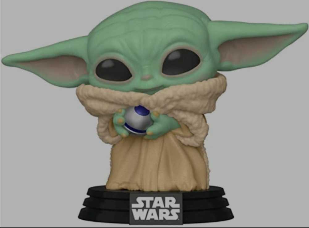 Funko Pop! Television: The Mandalorian - Grogu with cup MANDO - Funko (Star Wars The Mandalorian) action figure collectible [Barcode 0889698499330] - Main Image 3